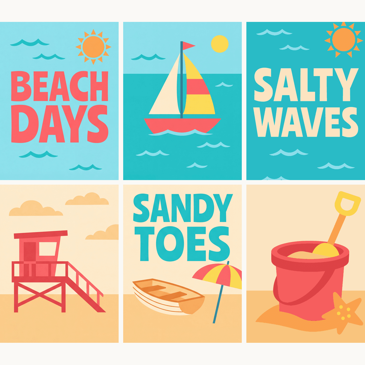 Salty Air - Number Artist Paint by Numbers Kits