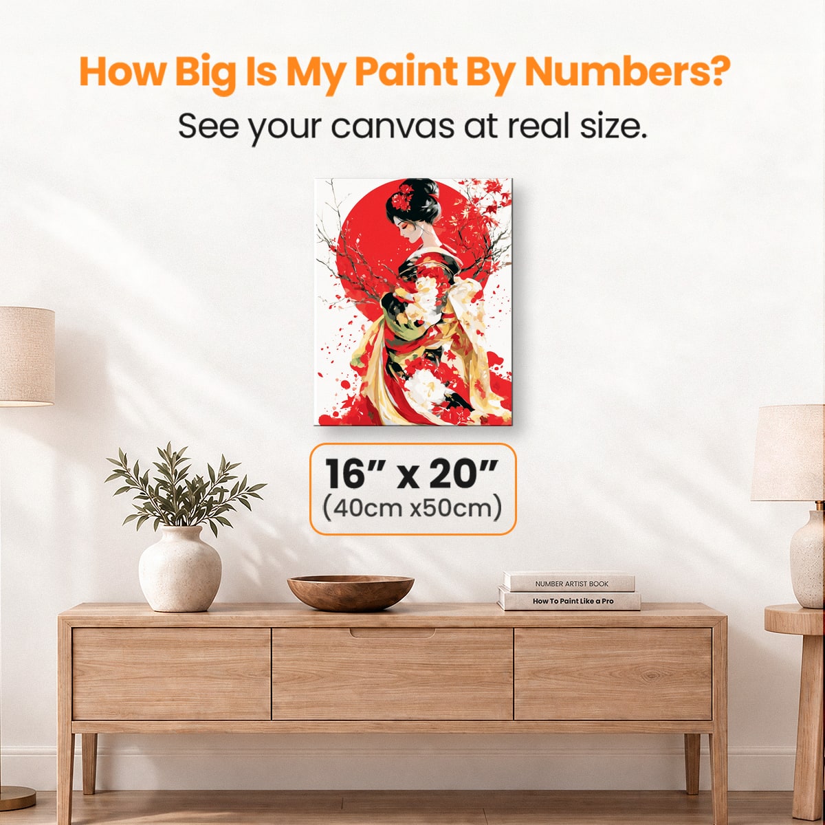 Geisha Abstraction - Number Artist Paint by Numbers Kits