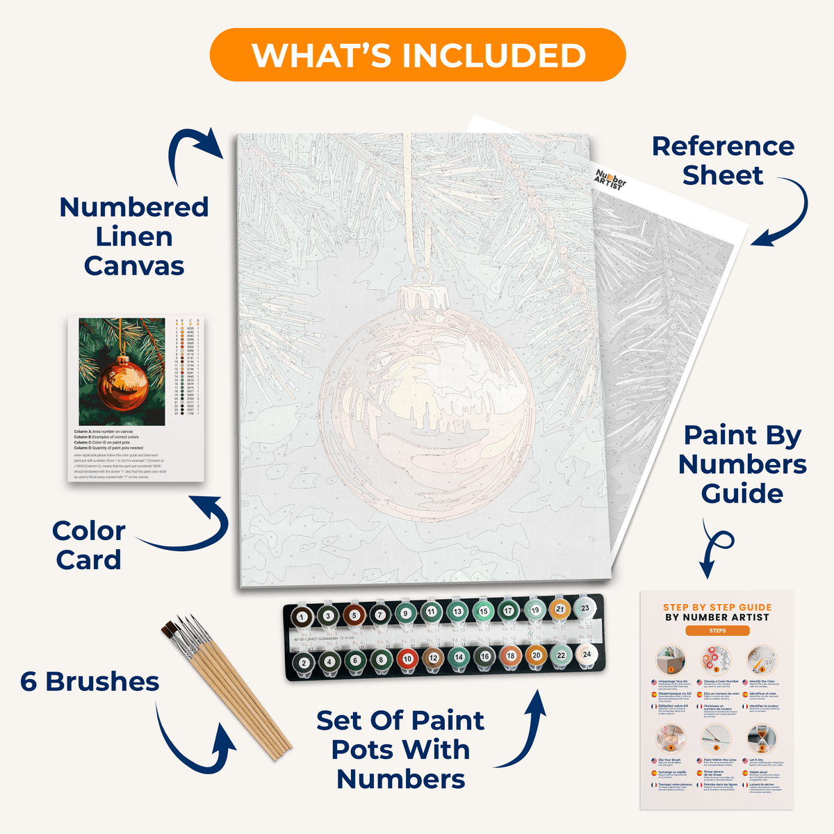 Shiny Decoration - Number Artist Paint by Numbers Kits