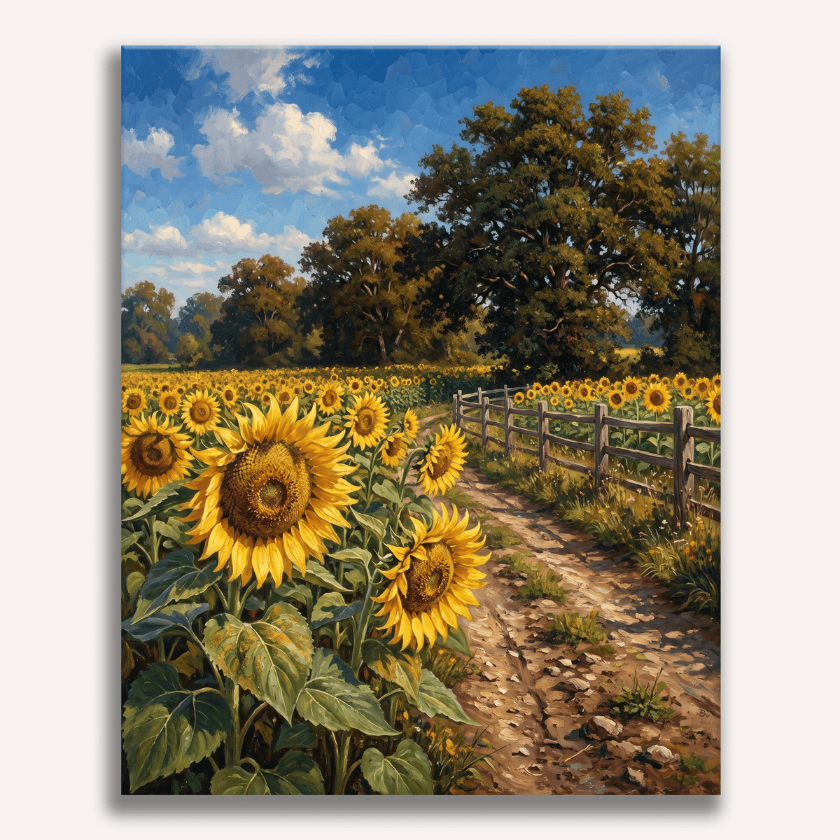 Sunflower Bliss - Number Artist Paint by Numbers Kits