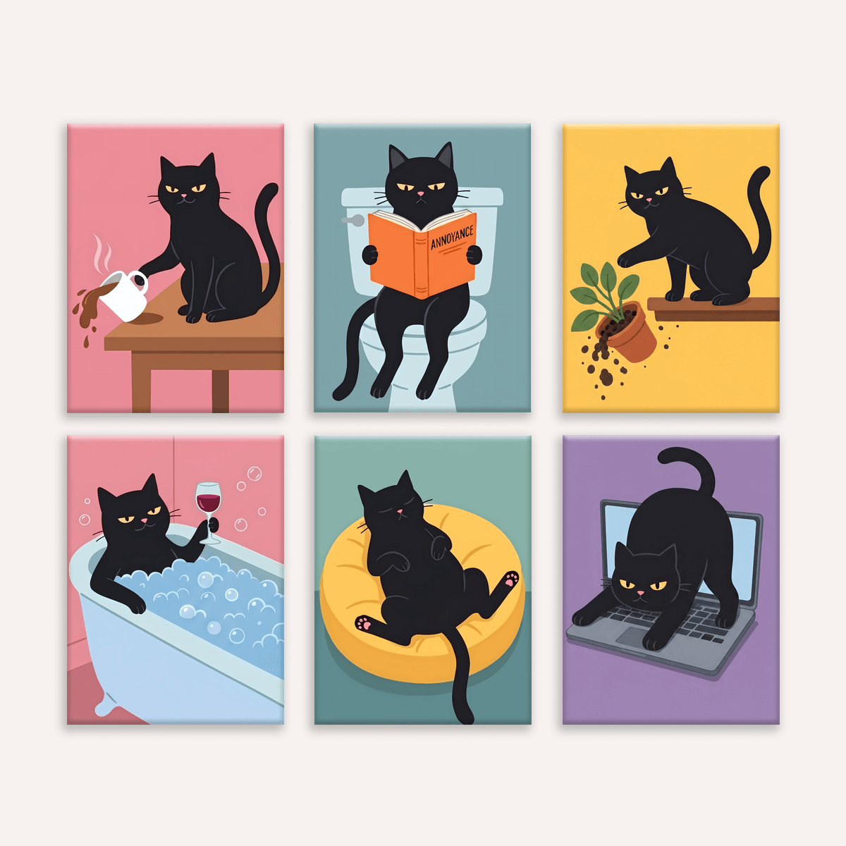 Petty Whiskers - Number Artist Paint by Numbers Kits