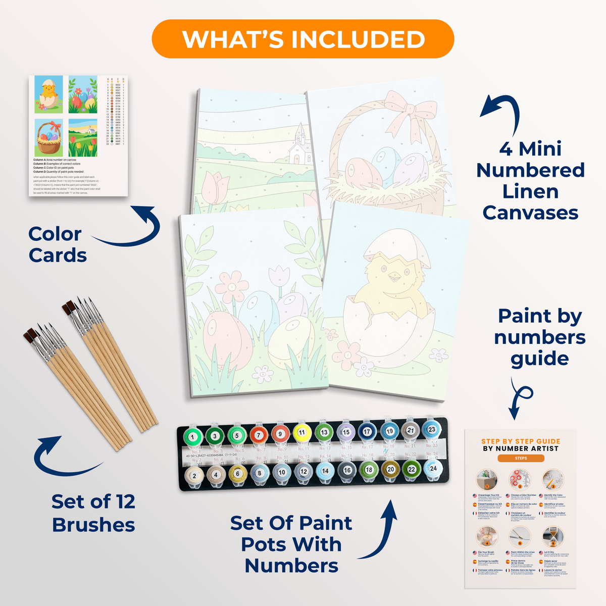 Chick Joy - Number Artist Paint by Numbers Kits