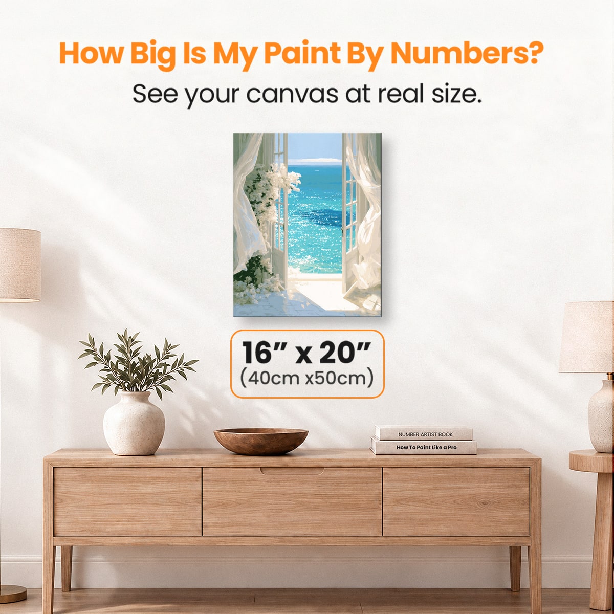 Vacation View - Number Artist Paint by Numbers Kits
