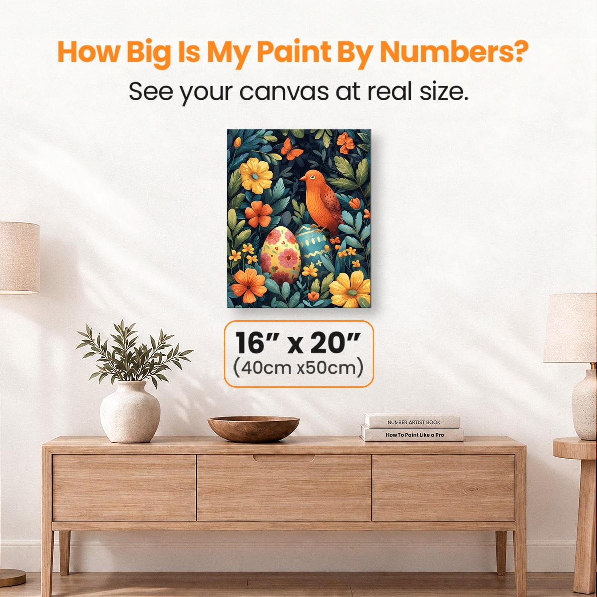 Easter Birdie - Number Artist Paint by Numbers Kits