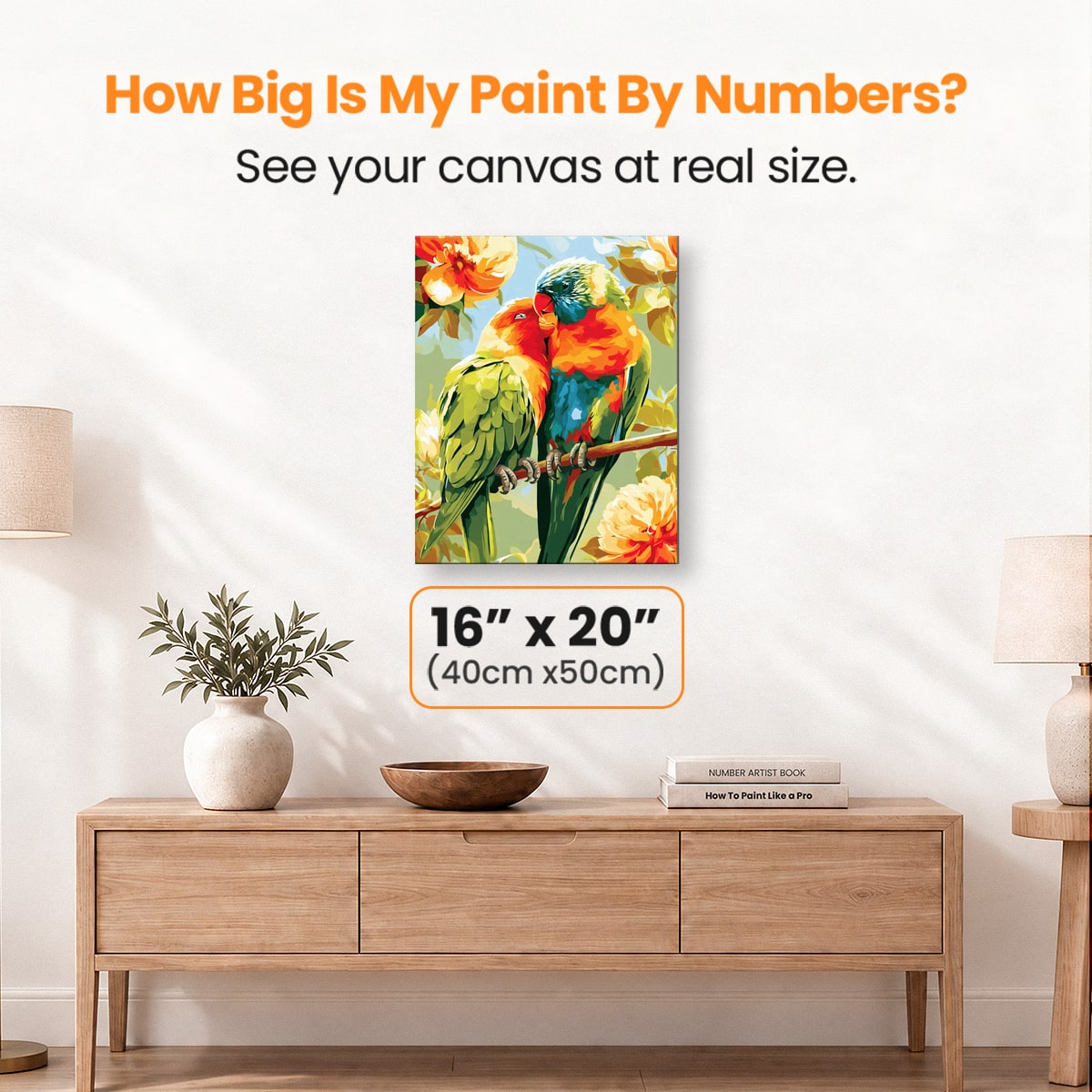 Parrot Romance - Number Artist Paint by Numbers Kits