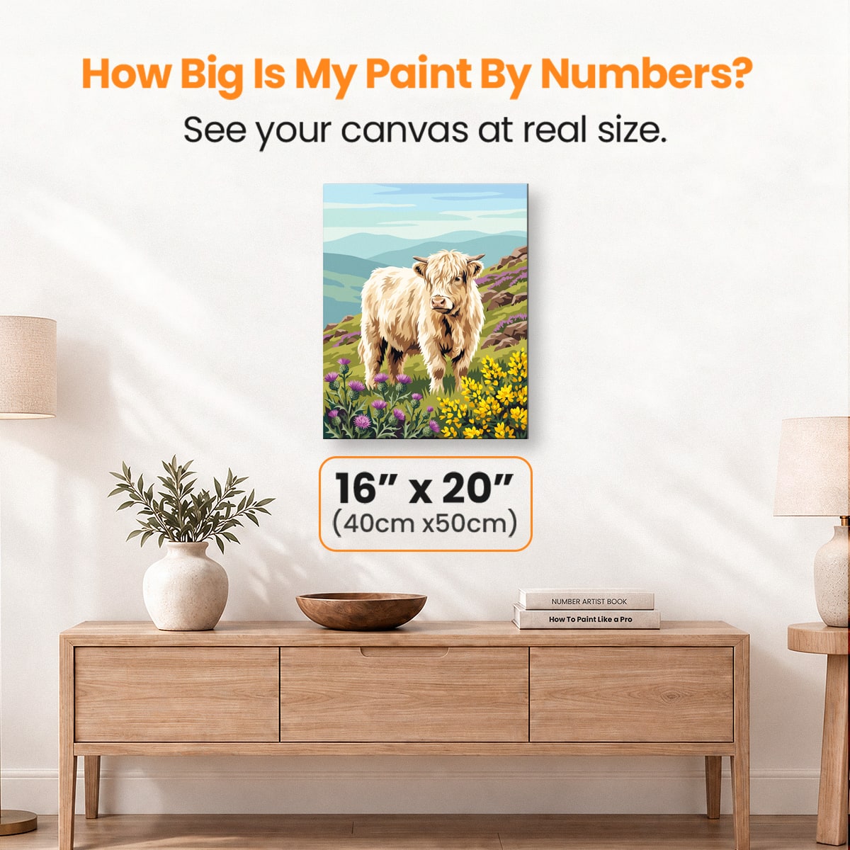 Gorse Hill Calf - Number Artist Paint by Numbers Kits