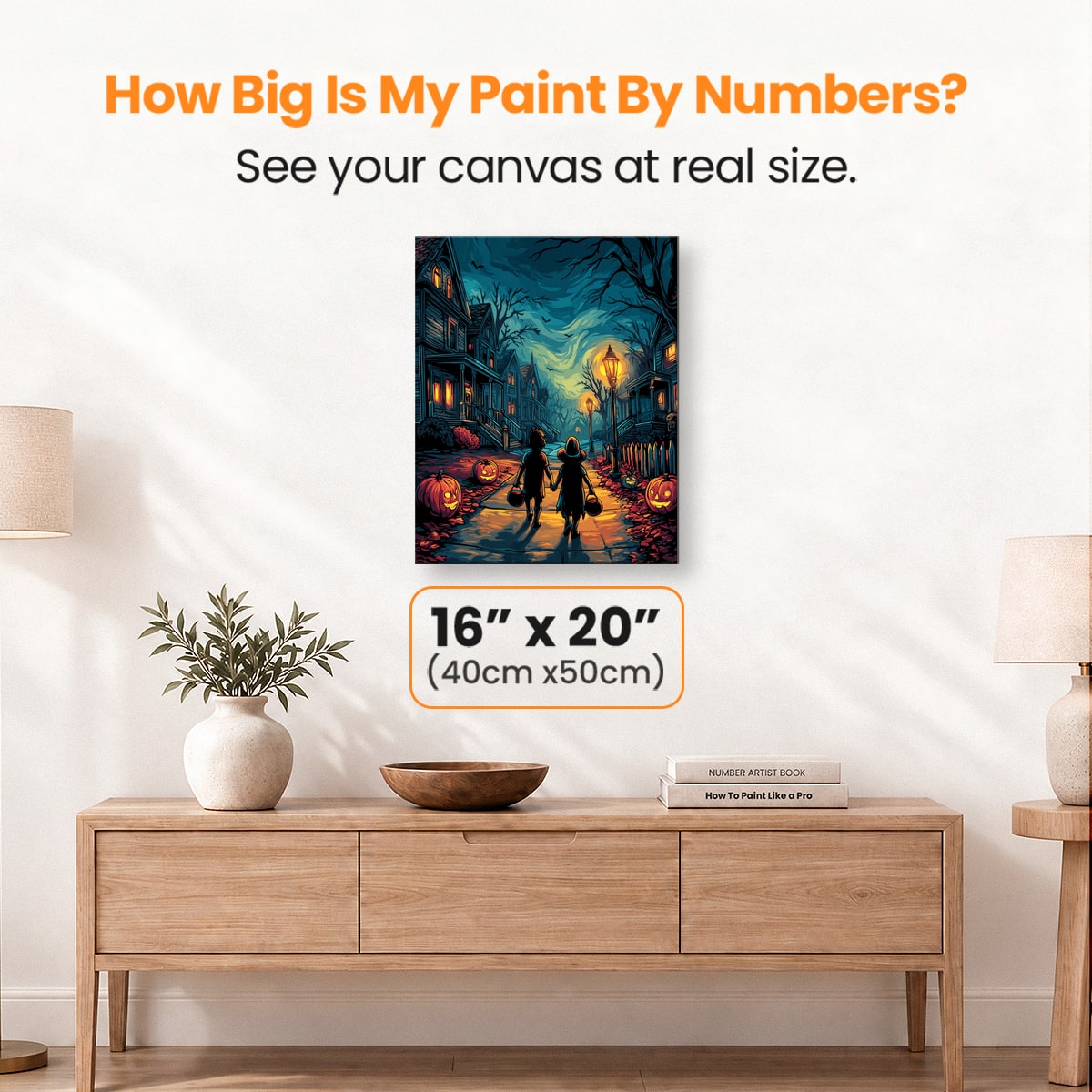 Halloween Treats - Number Artist Paint by Numbers Kits
