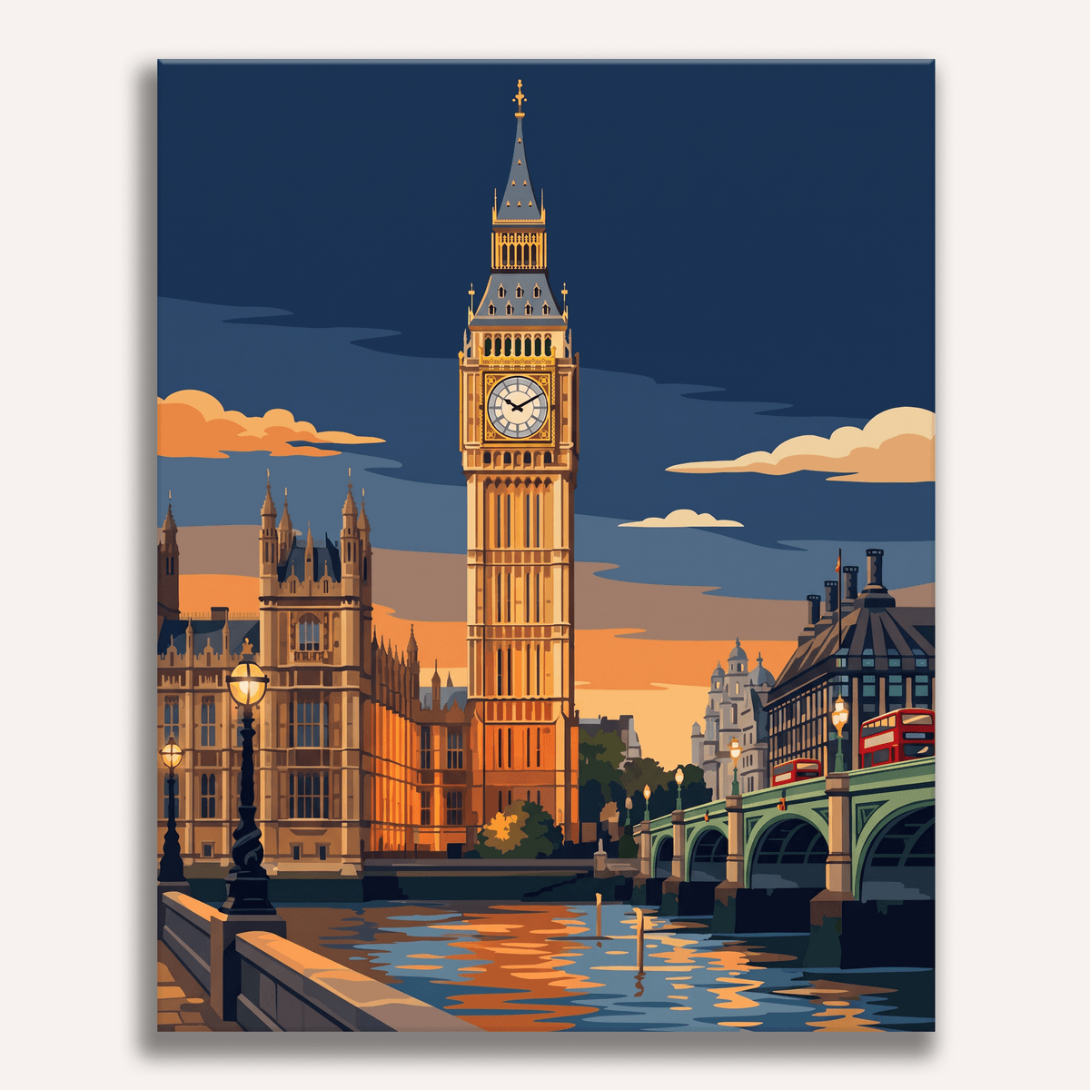 Big Ben Glow - Number Artist Paint by Numbers Kits