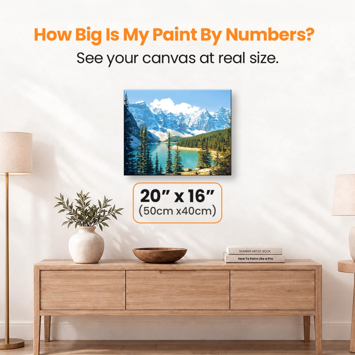Banff National Park - Number Artist Paint by Numbers Kits