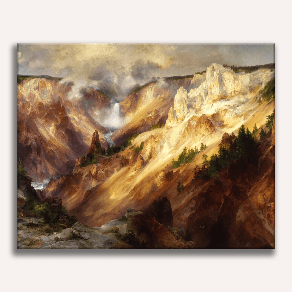 The Grand Canyon of the Yellowstone by Thomas Moran - Number Artist Paint by Numbers Kits