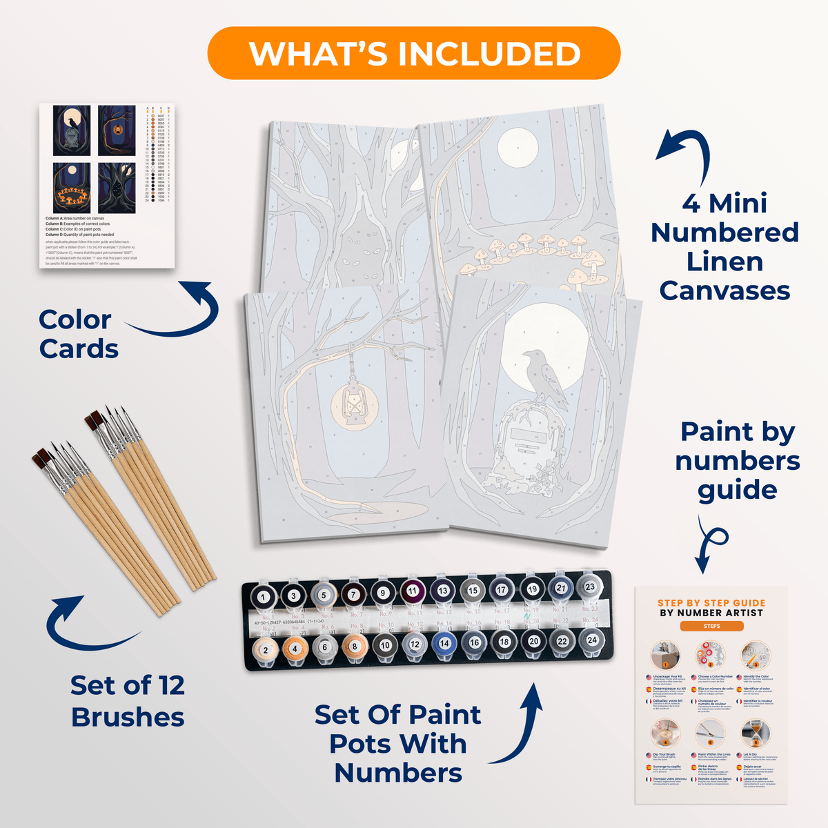 Hollow Tree - Number Artist Paint by Numbers Kits