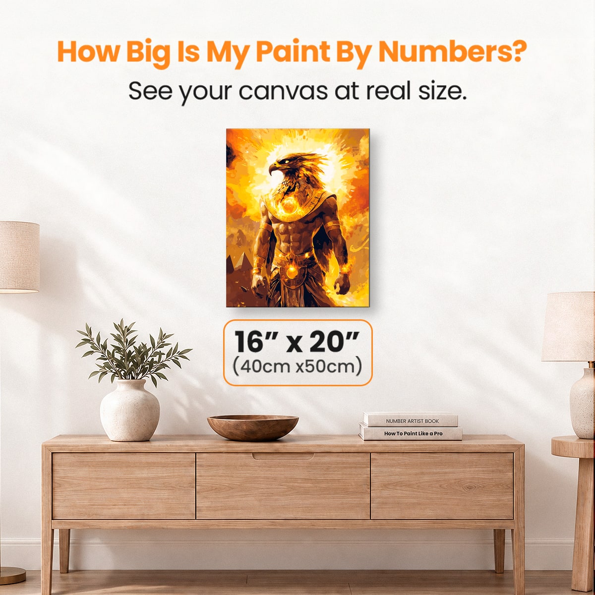 Sun God Ra - Number Artist Paint by Numbers Kits