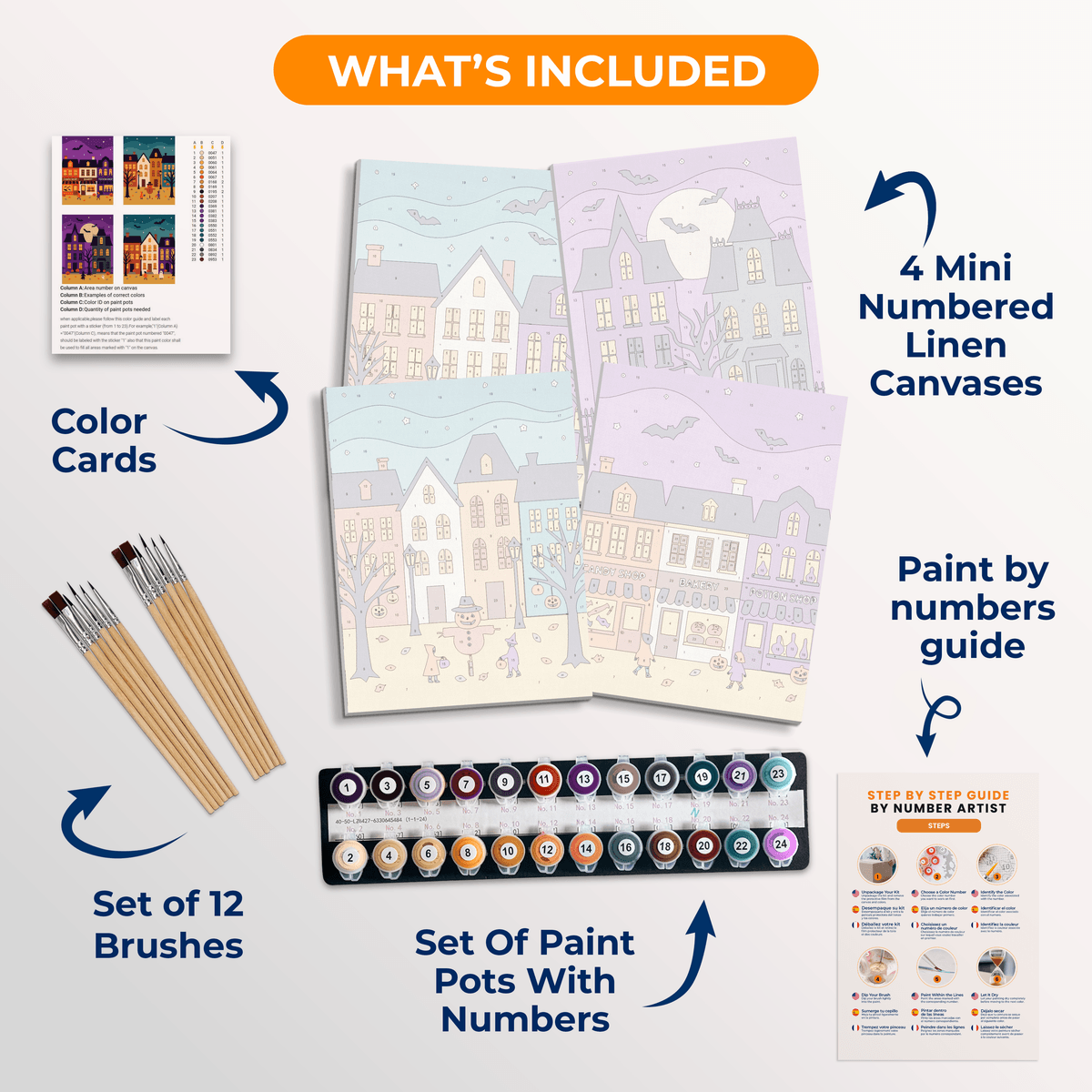 Haunted Village - Number Artist Paint by Numbers Kits