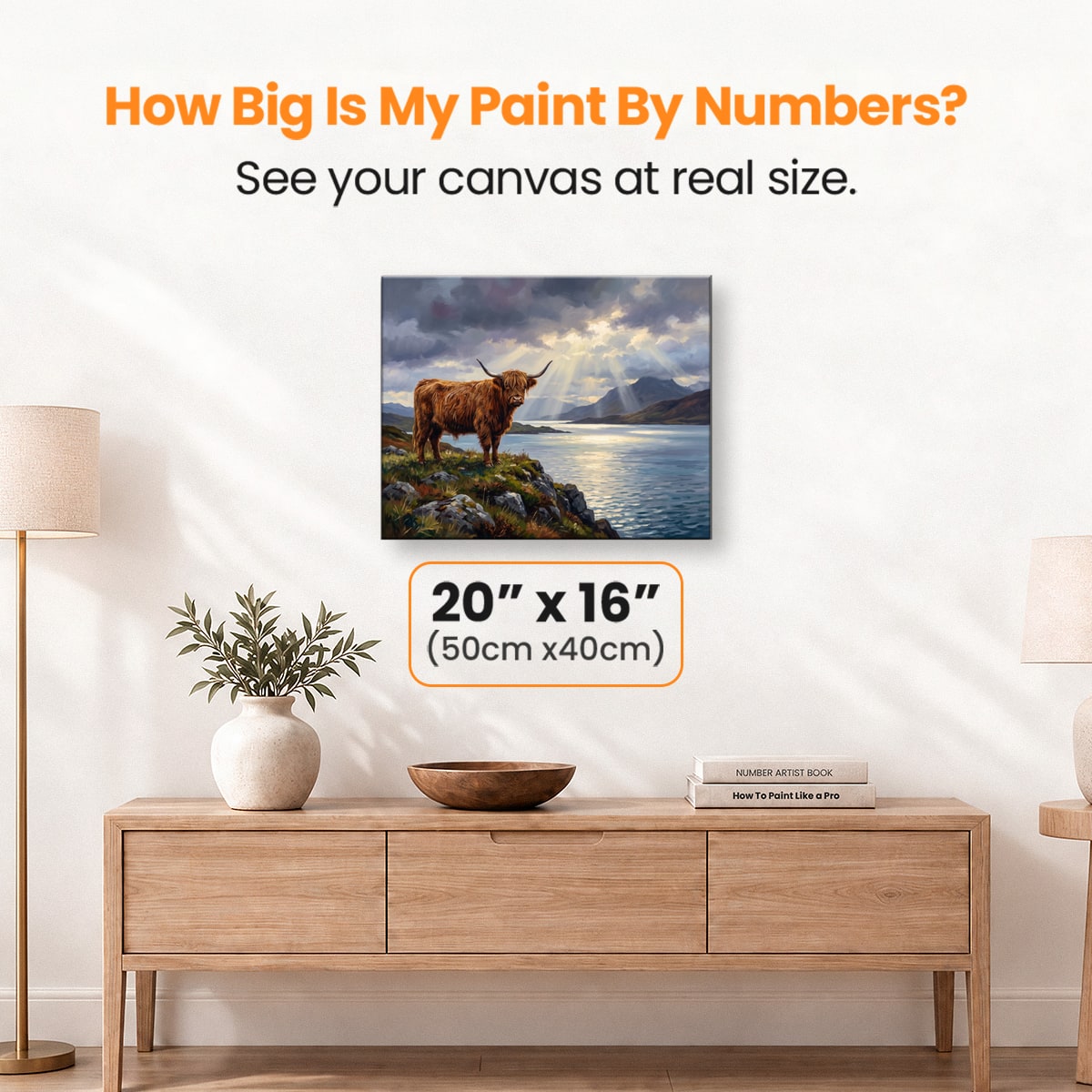 Storm Watch Headland - Number Artist Paint by Numbers Kits