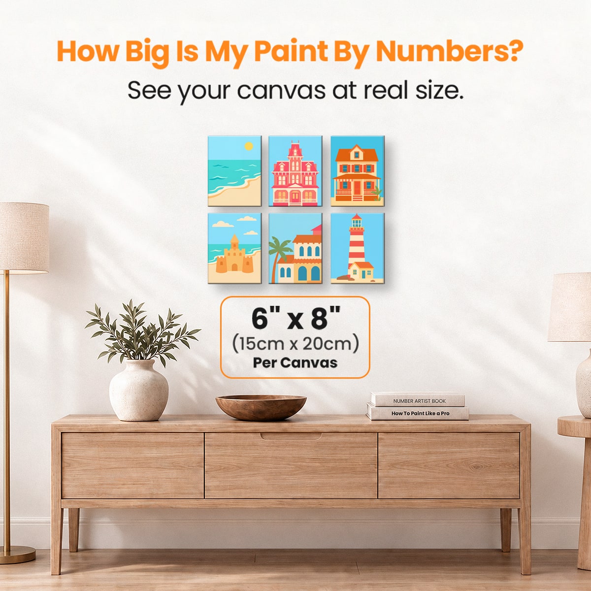 Coastal Haven - Number Artist Paint by Numbers Kits