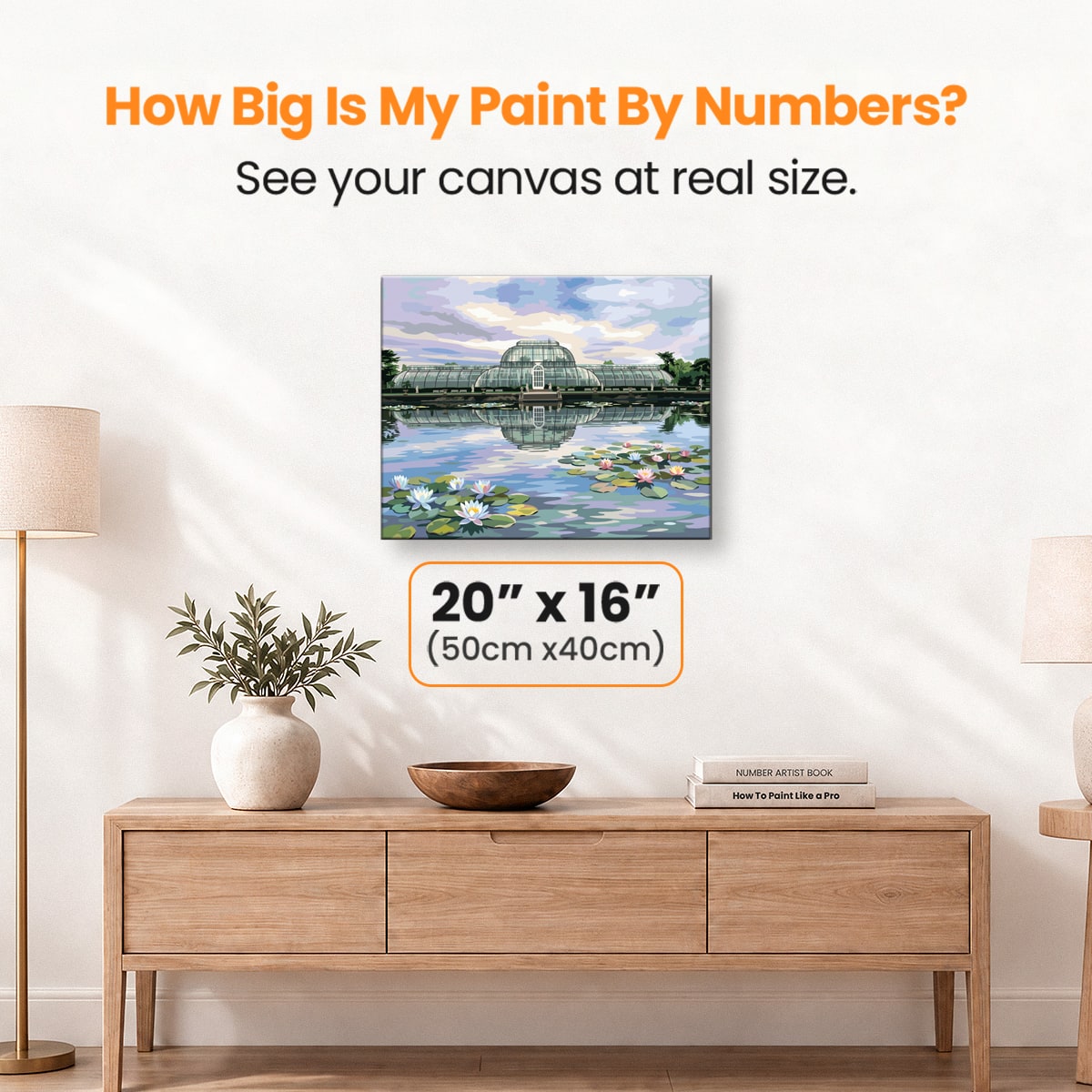 Palm House Summer - Number Artist Paint by Numbers Kits