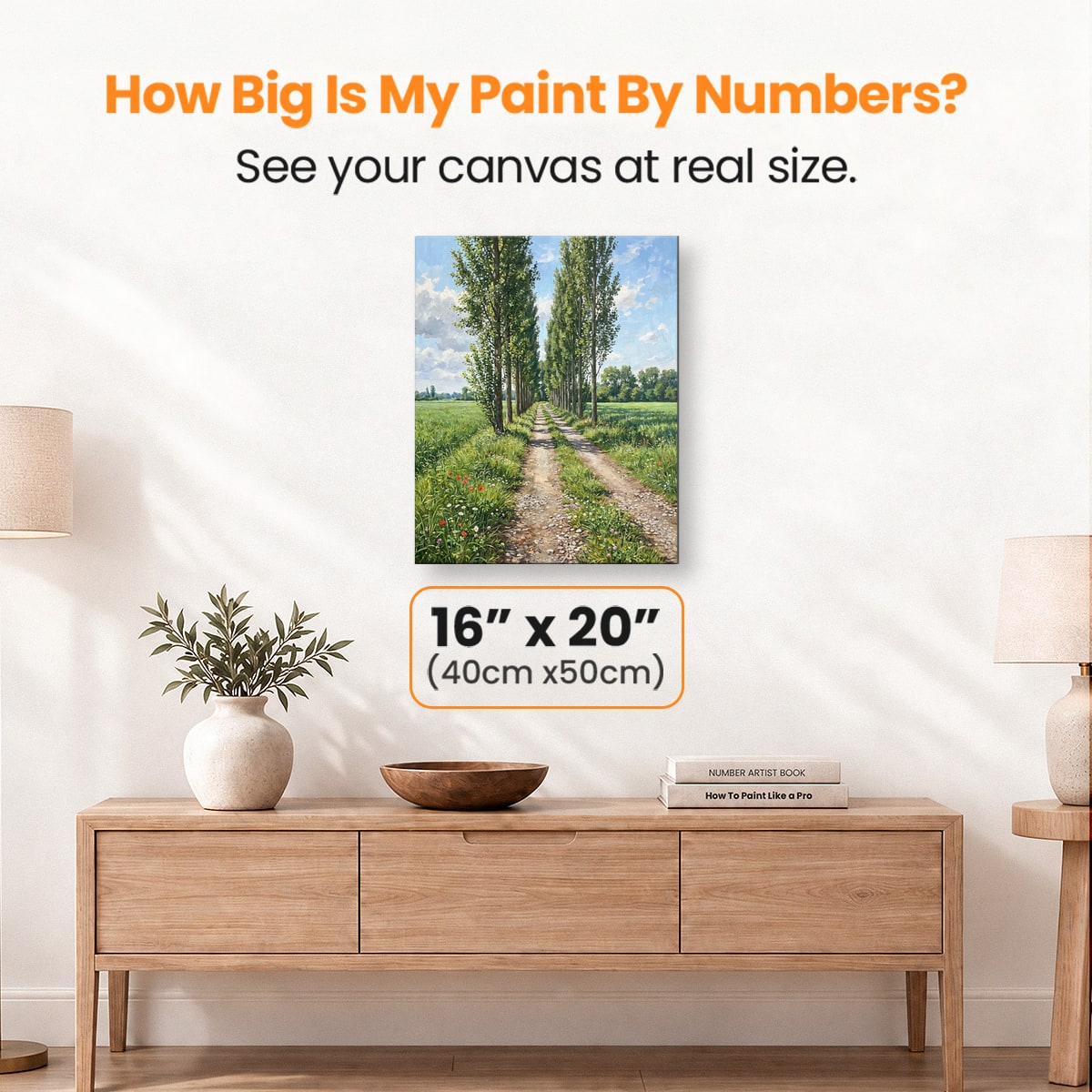 Poplar Promenade - Number Artist Paint by Numbers Kits