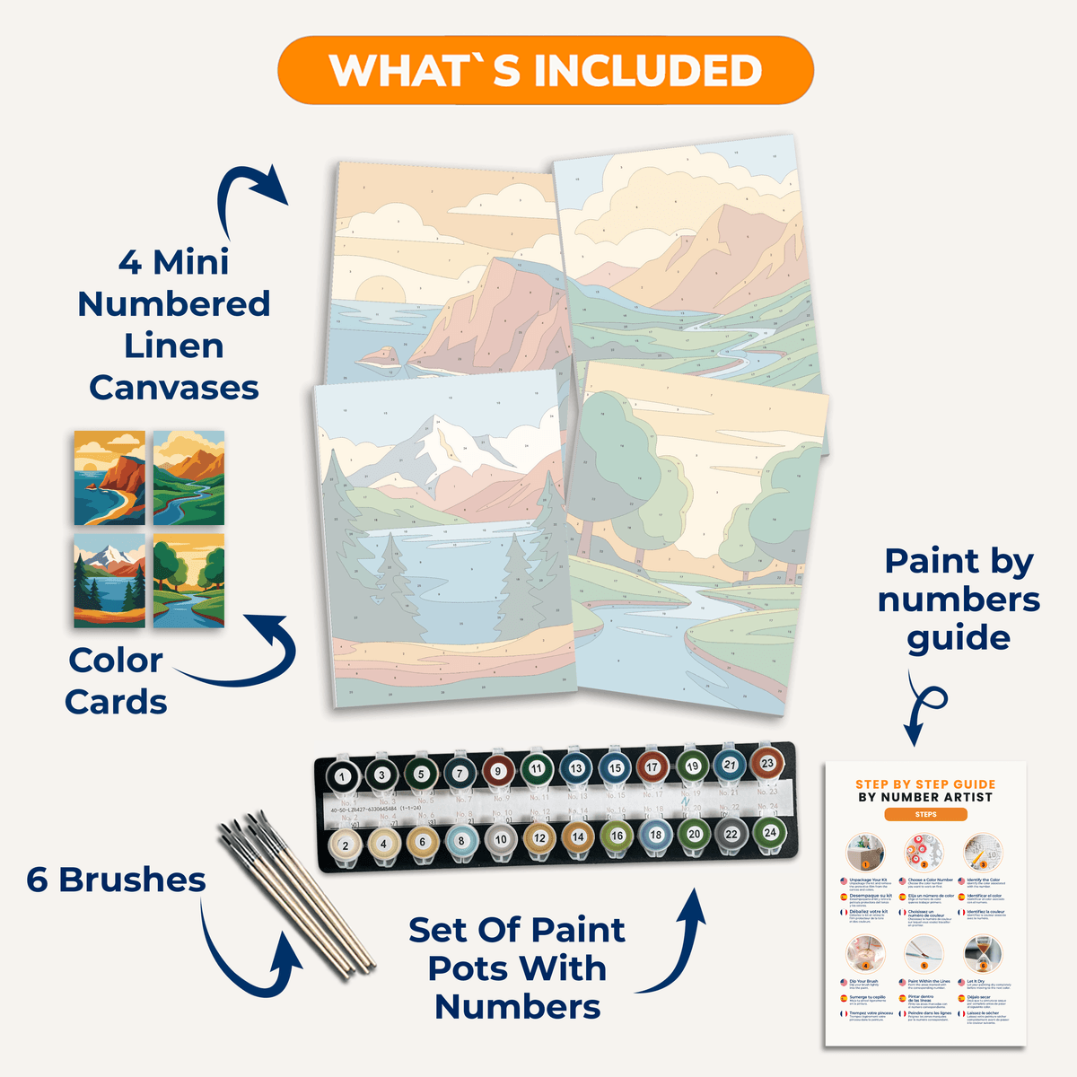 Wild Terrain - Number Artist Paint by Numbers Kits
