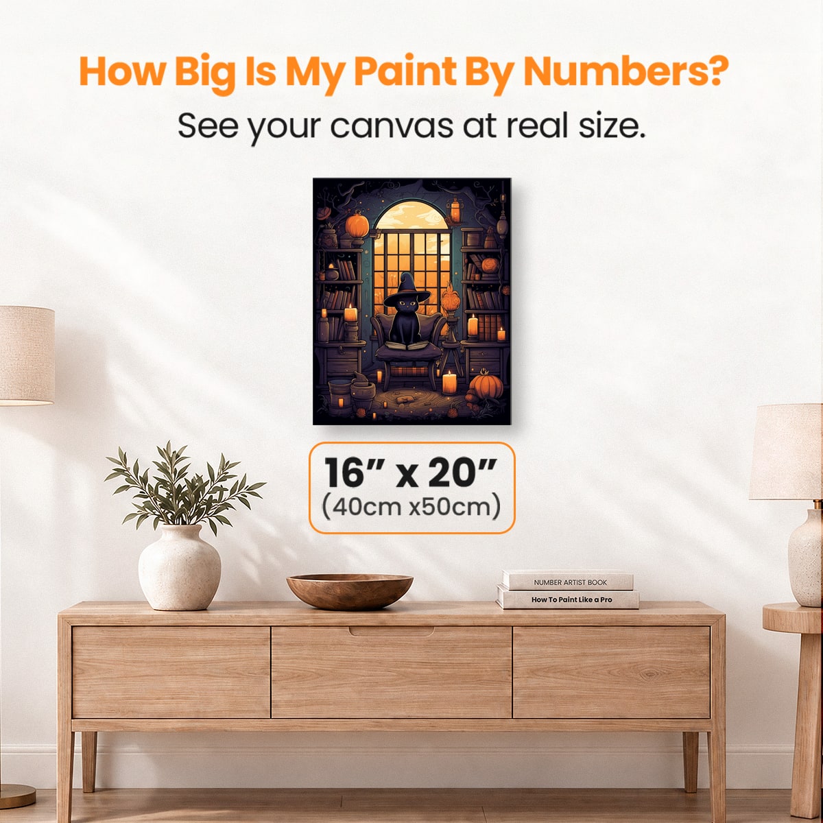 Kitty's Library - Number Artist Paint by Numbers Kits