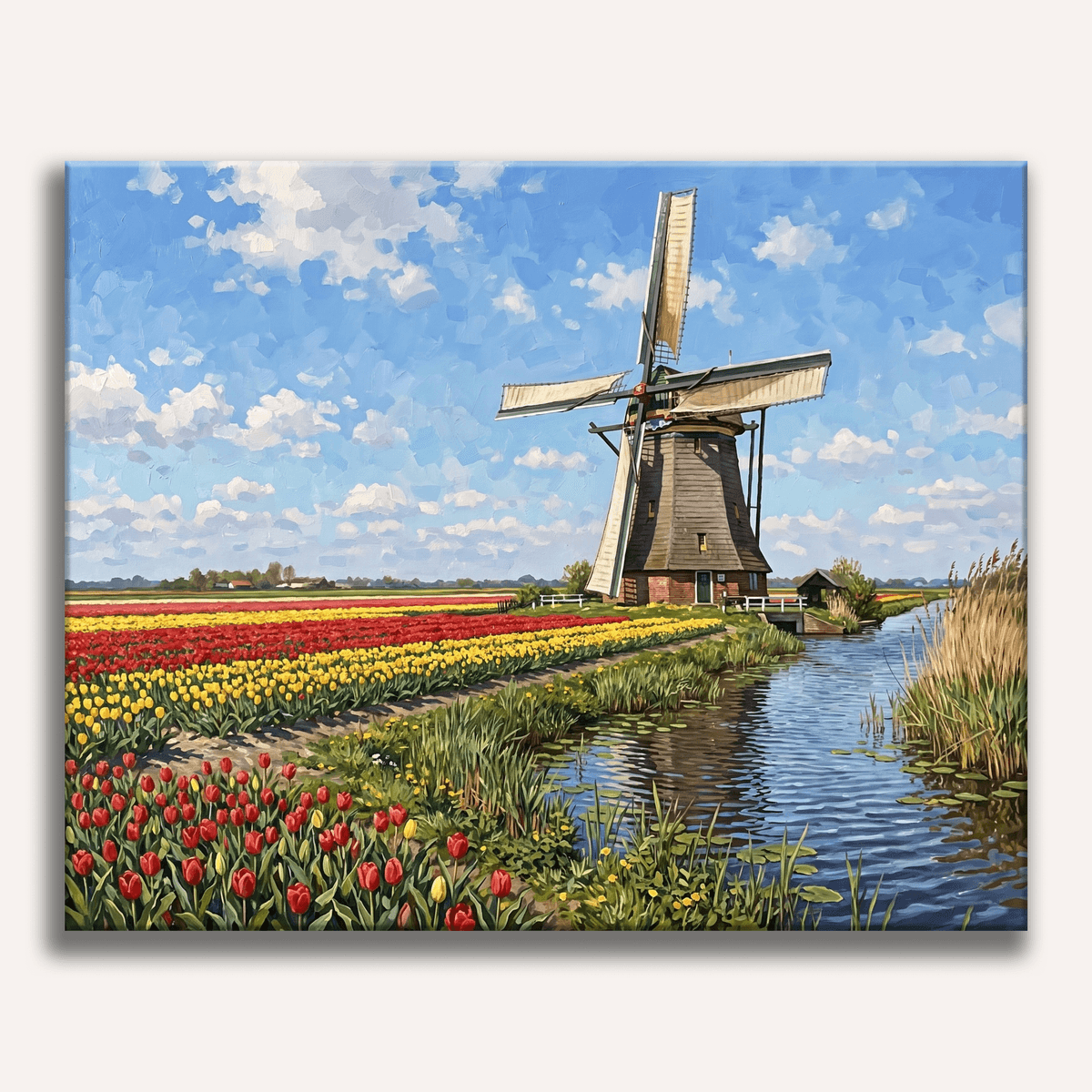 Tulip Windmill Bliss - Number Artist Paint by Numbers Kits