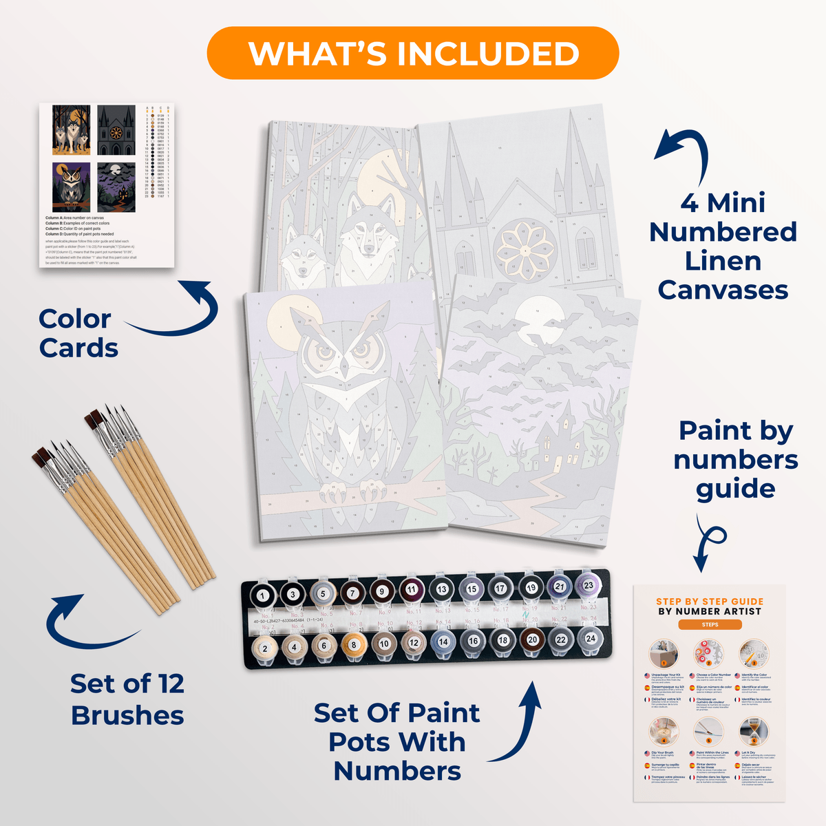 Gothic Shadows - Number Artist Paint by Numbers Kits