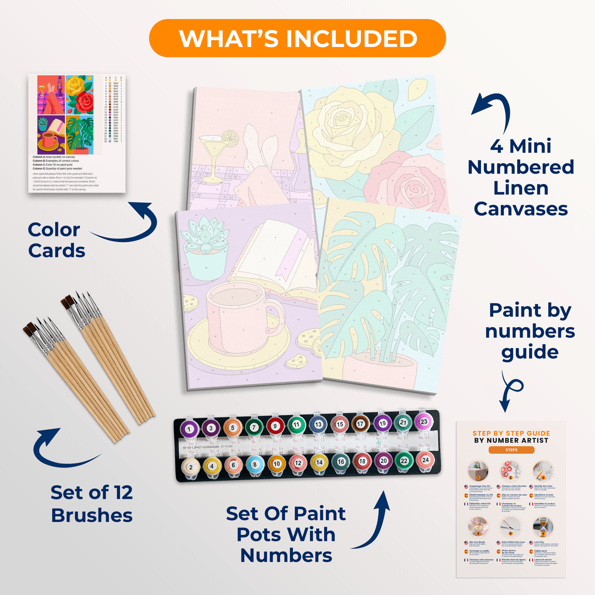 Cozy Comfort - Number Artist Paint by Numbers Kits