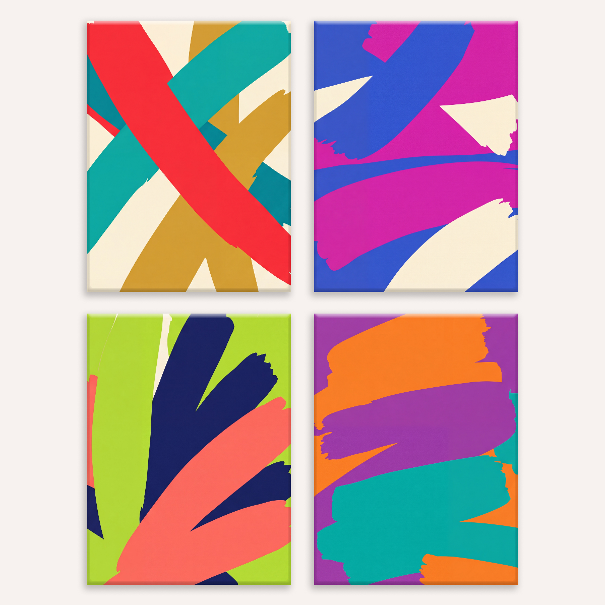 Brushstroke Energy - Number Artist Paint by Numbers Kits