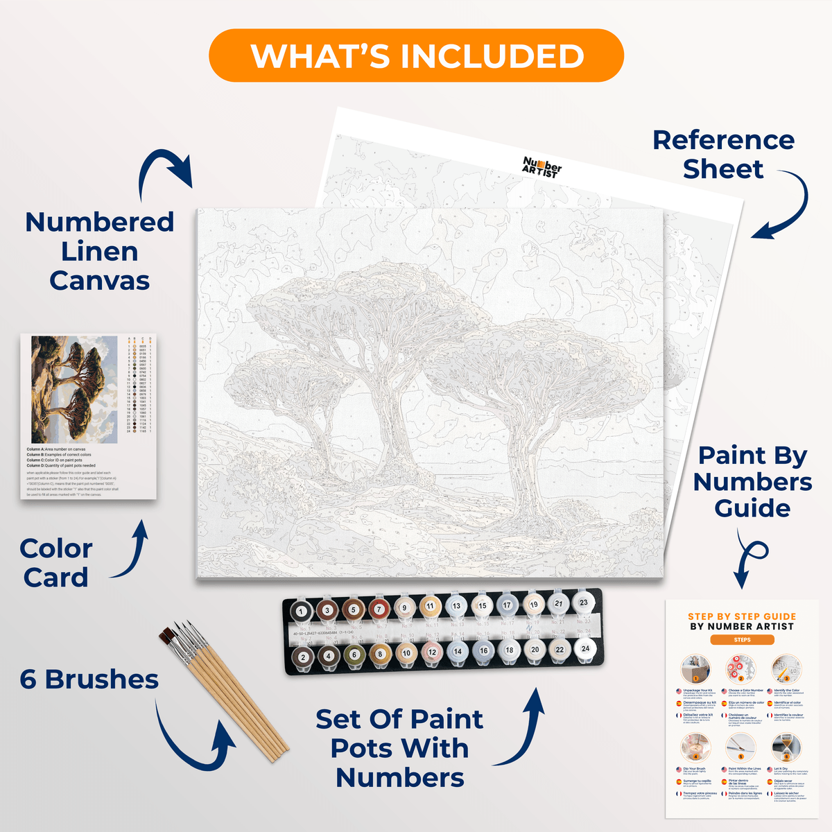 Socotra Island - Number Artist Paint by Numbers Kits