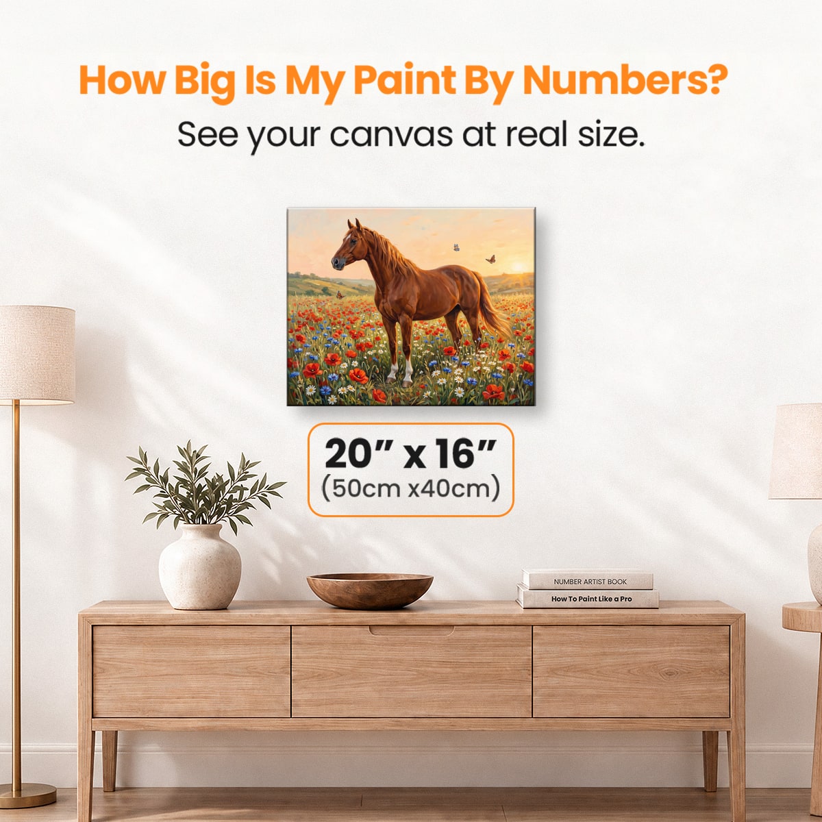 Proud Meadow - Number Artist Paint by Numbers Kits