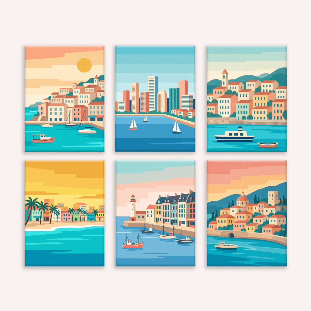Charismatic Coasts - Number Artist Paint by Numbers Kits