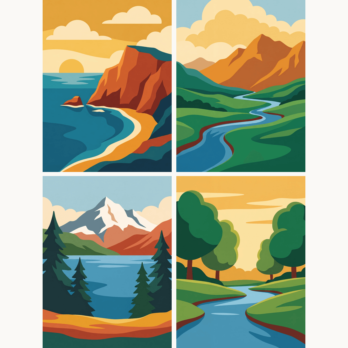 Wild Terrain - Number Artist Paint by Numbers Kits