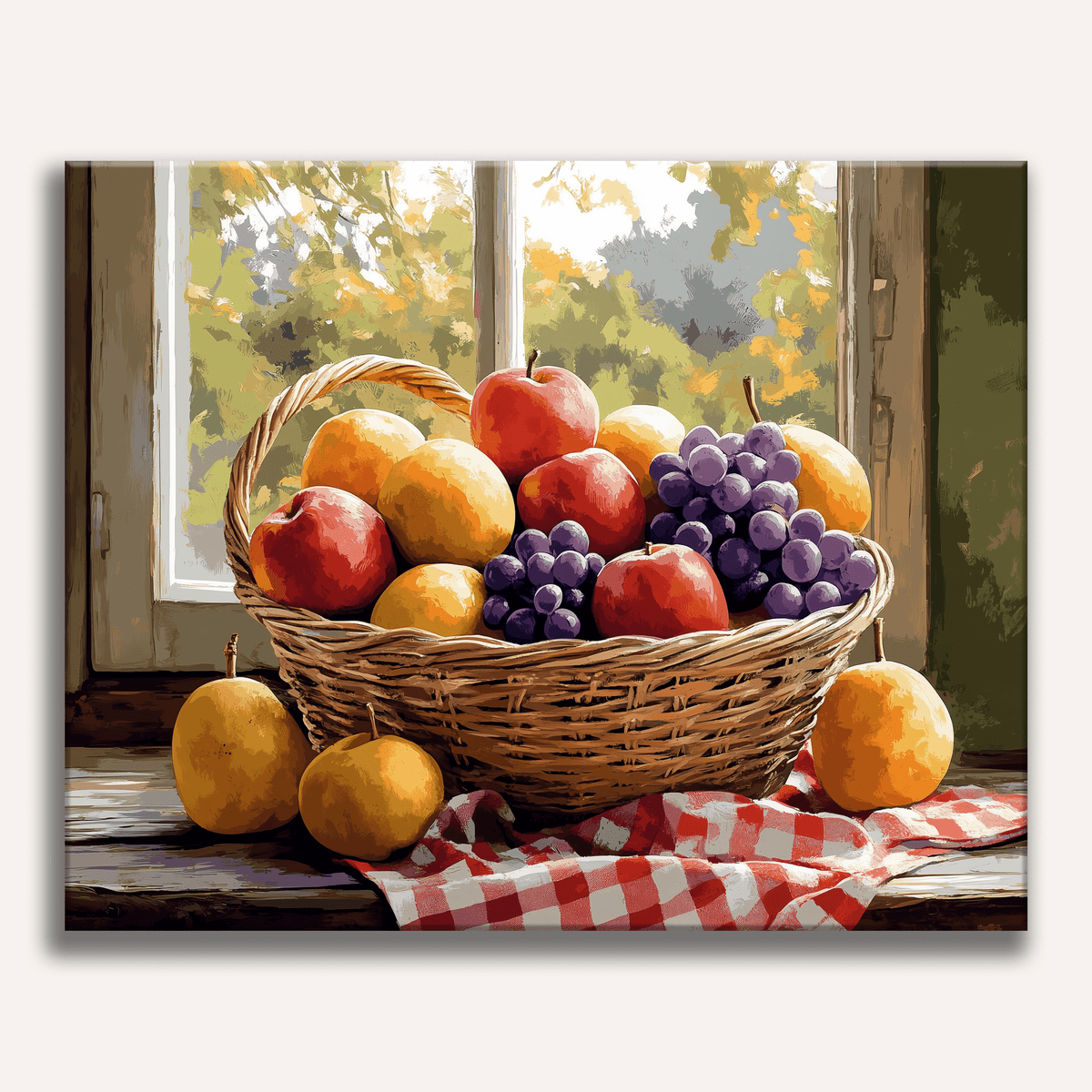 Fruit Basket - Number Artist Paint by Numbers Kits