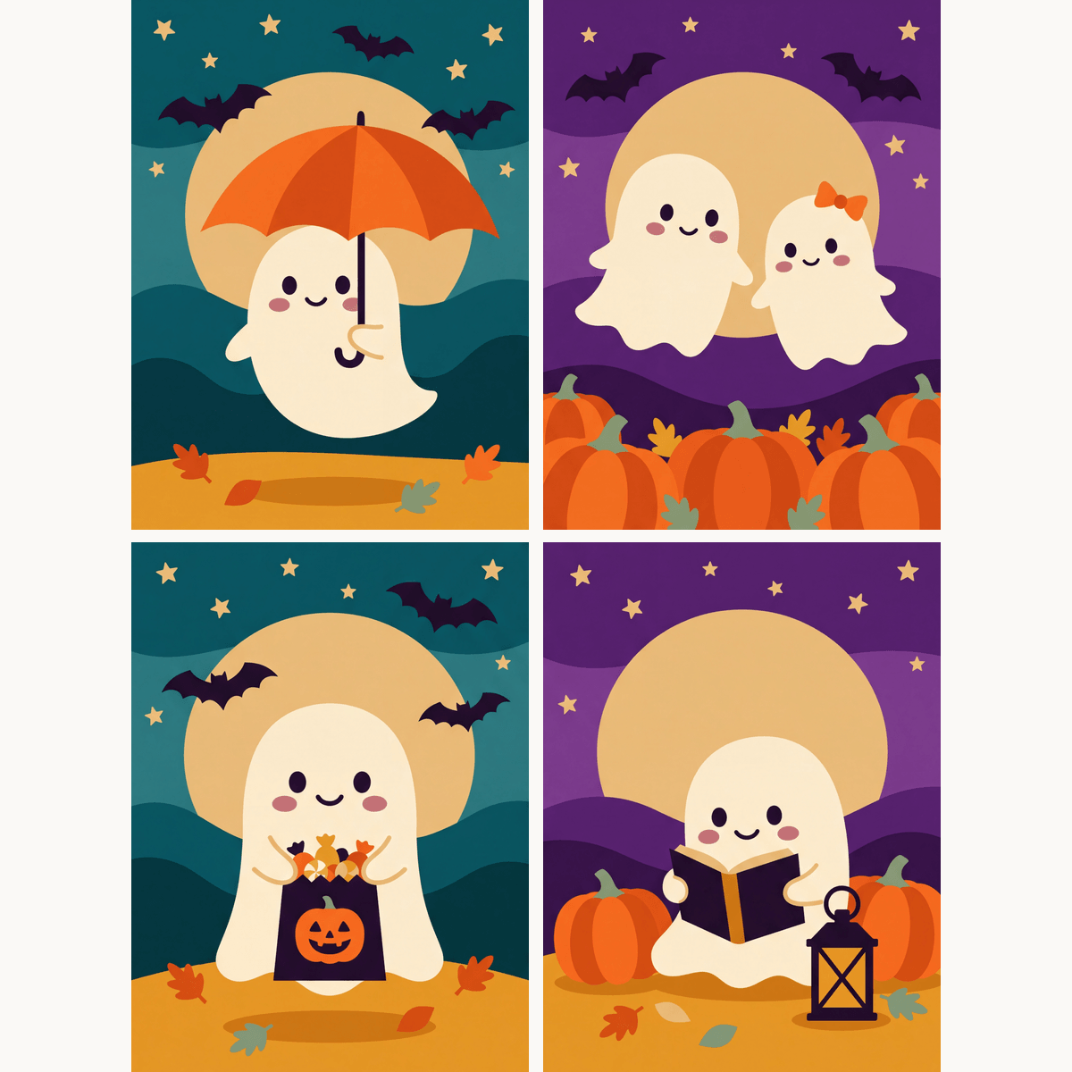 Spooky Cute - Number Artist Paint by Numbers Kits