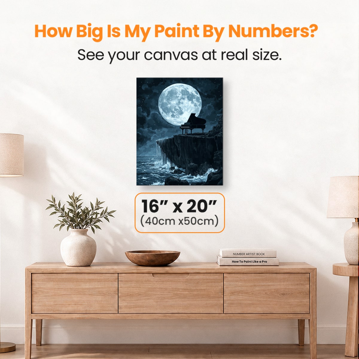 Moonlight Sonata - Number Artist Paint by Numbers Kits