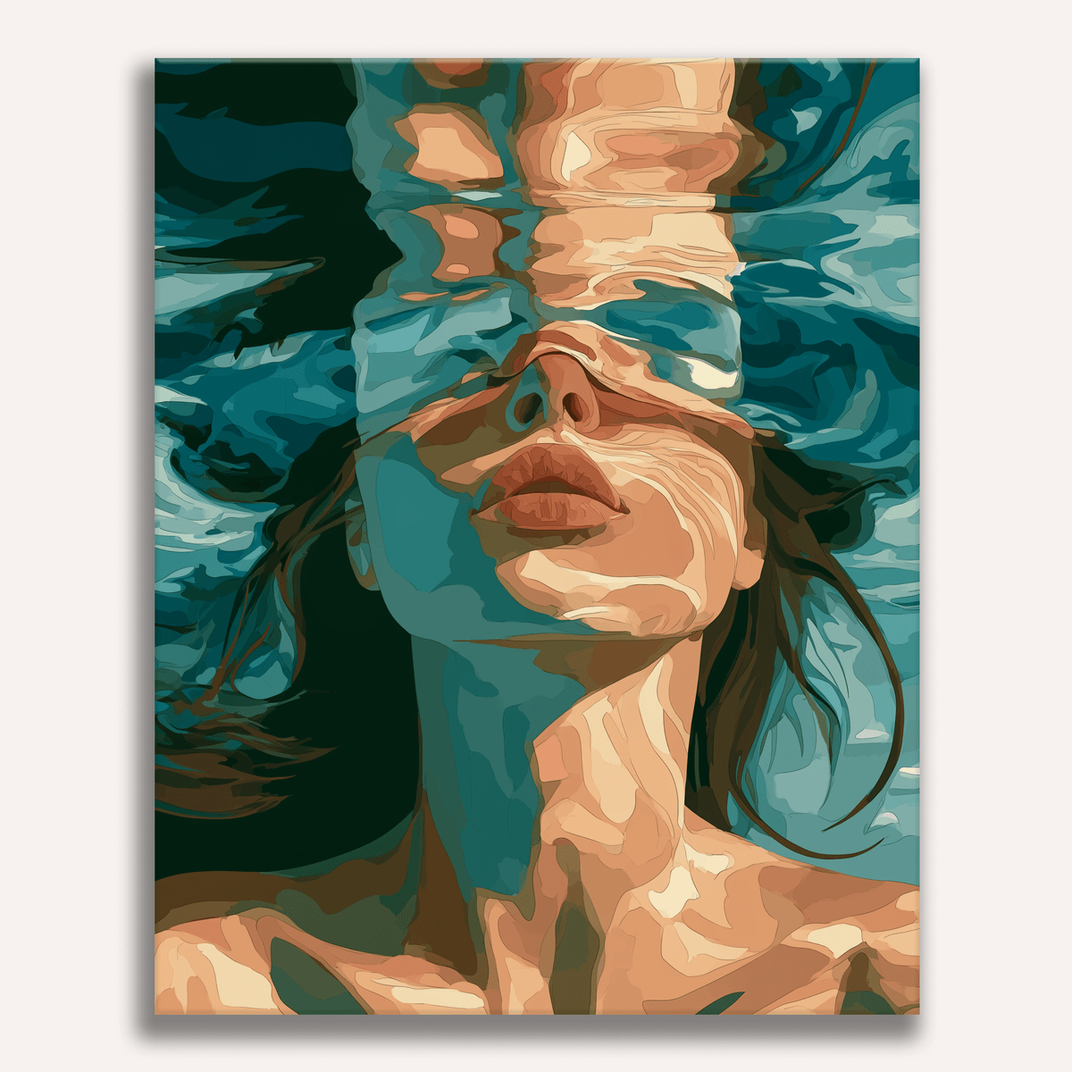 Underwater Kisses - Number Artist Paint by Numbers Kits