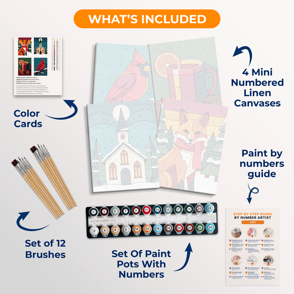 Winter Comfort - Number Artist Paint by Numbers Kits