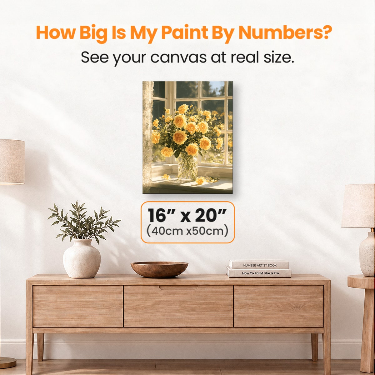 Yellow Roses - Number Artist Paint by Numbers Kits
