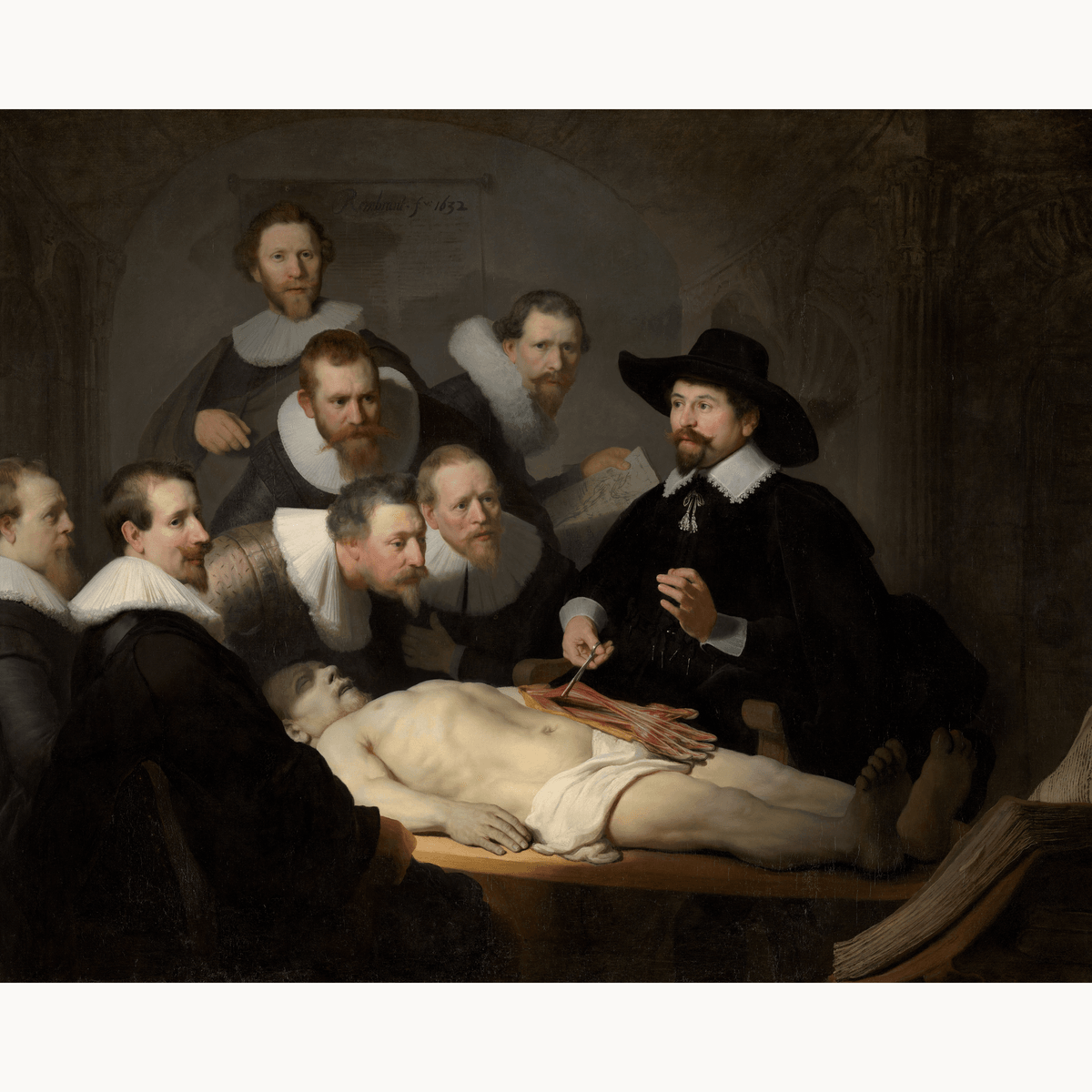 The Anatomy Lesson of Dr. Nicolaes Tulp by Rembrandt - Number Artist Paint by Numbers Kits