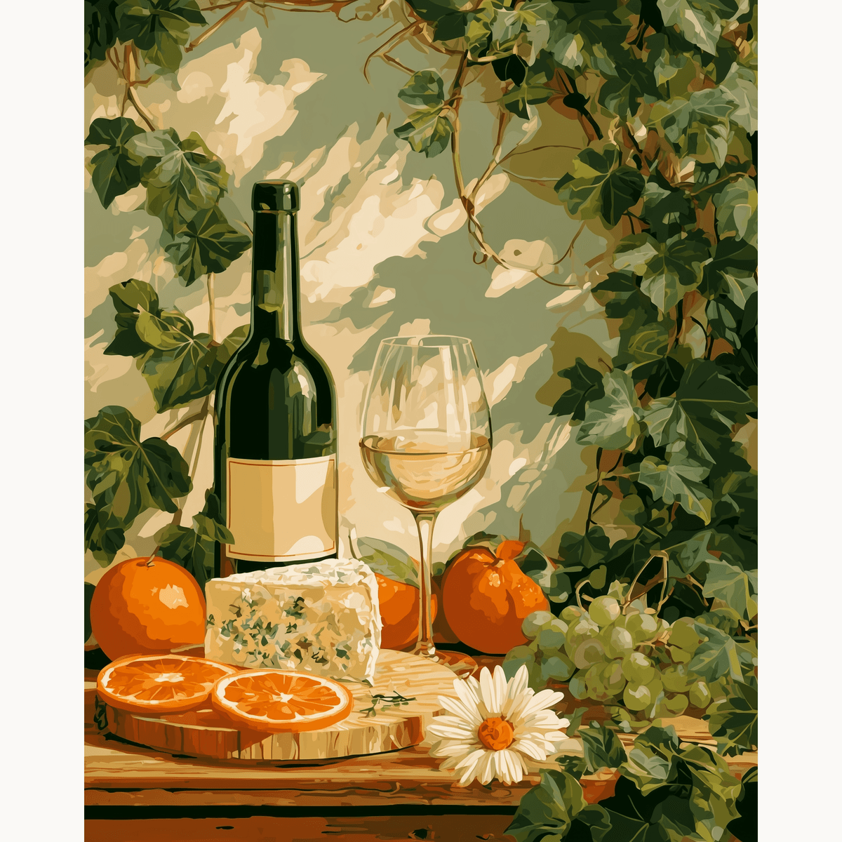 Rustic Dining - Number Artist Paint by Numbers Kits