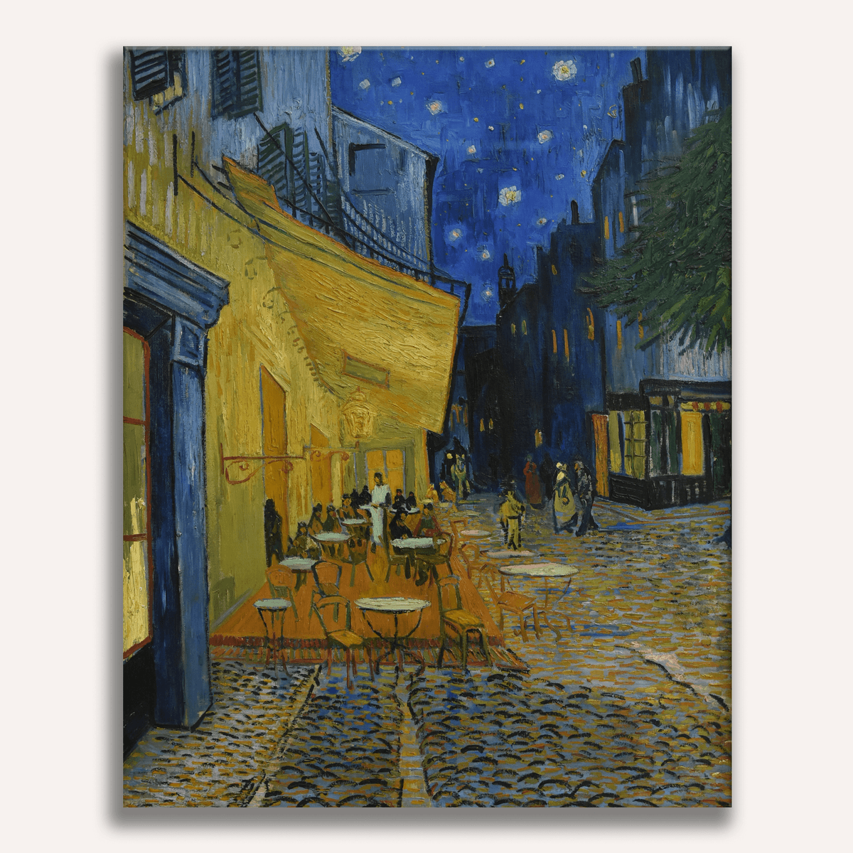 Cafe Terrace at Night by Vincent Van Gogh - Number Artist Paint by Numbers Kits
