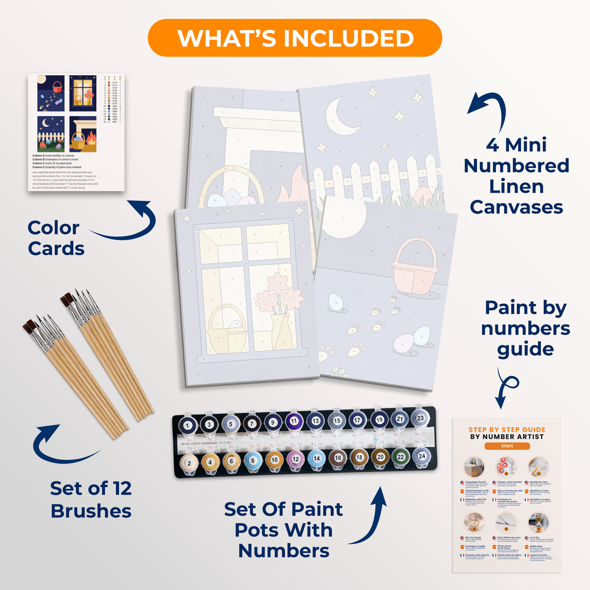 Night Magic - Number Artist Paint by Numbers Kits