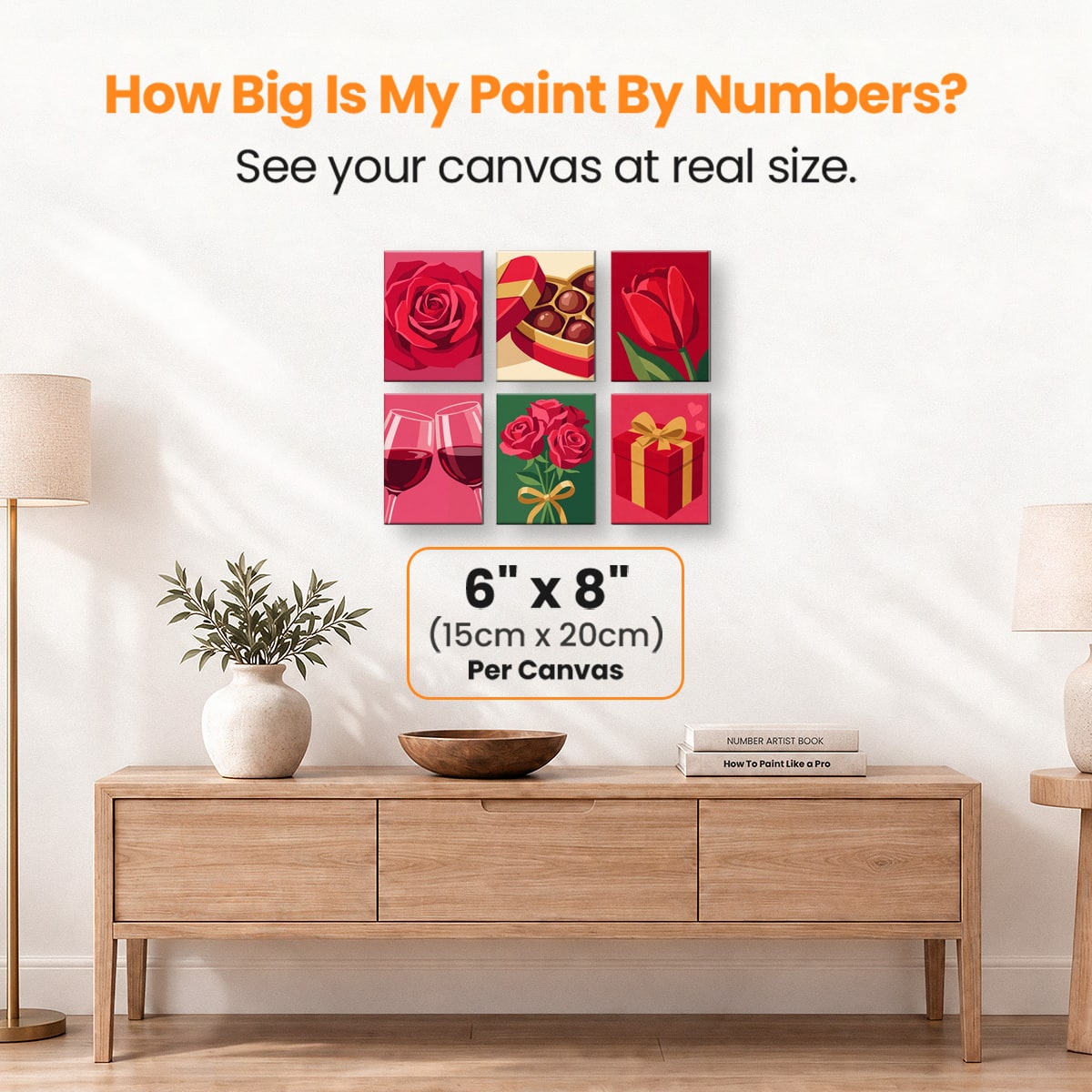 Valentine's Romance - Number Artist Paint by Numbers Kits