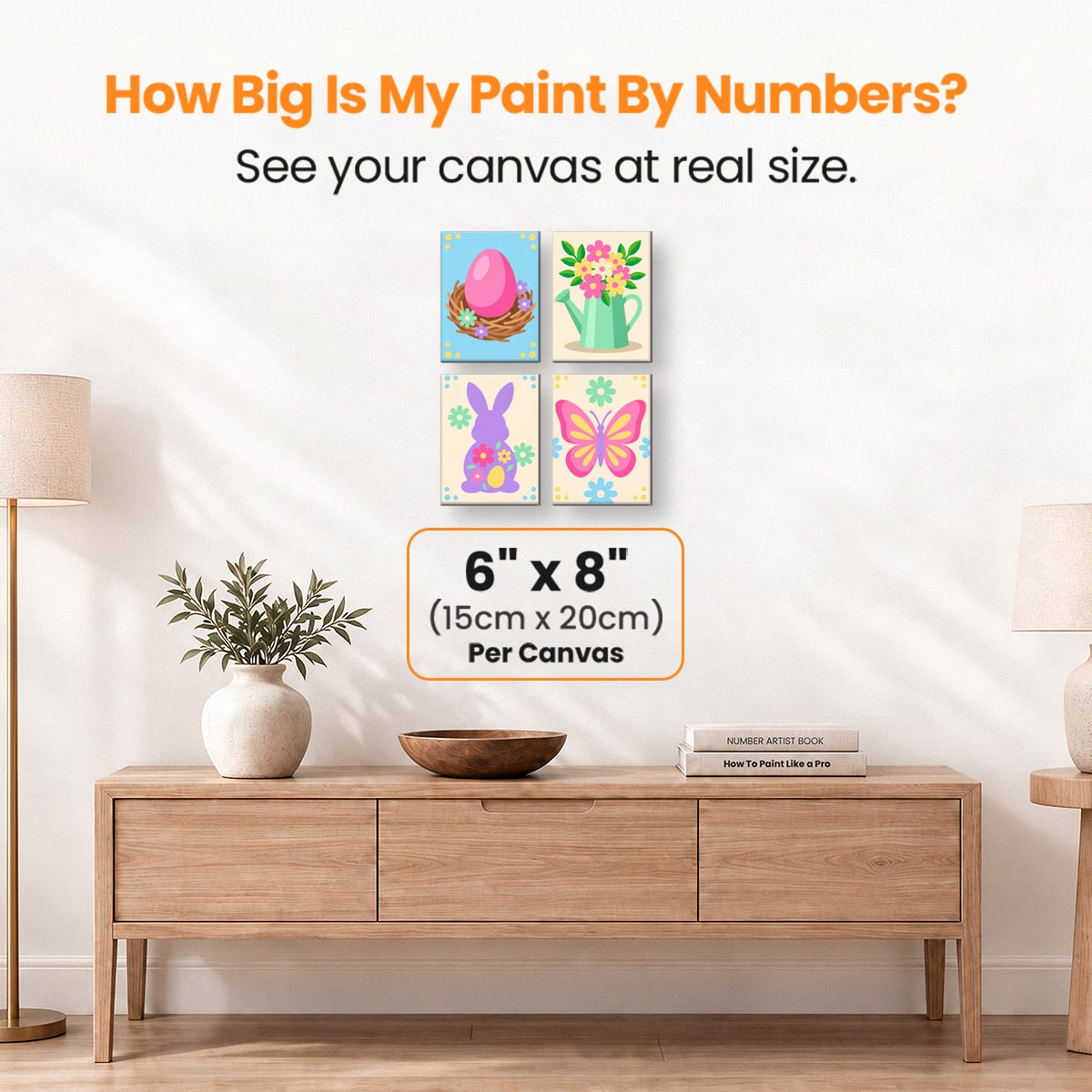 Spring Charm - Number Artist Paint by Numbers Kits