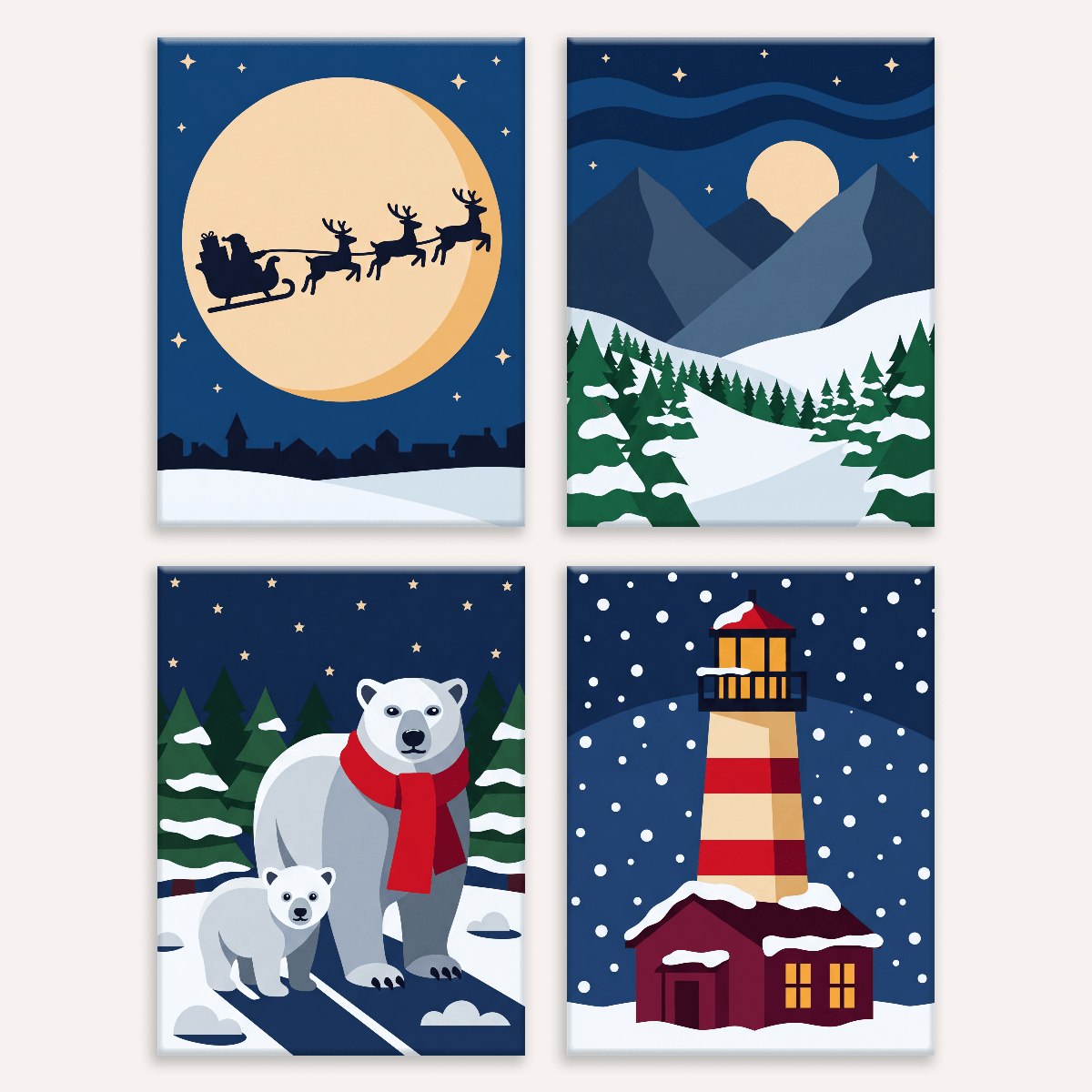 Winter Magic - Number Artist Paint by Numbers Kits