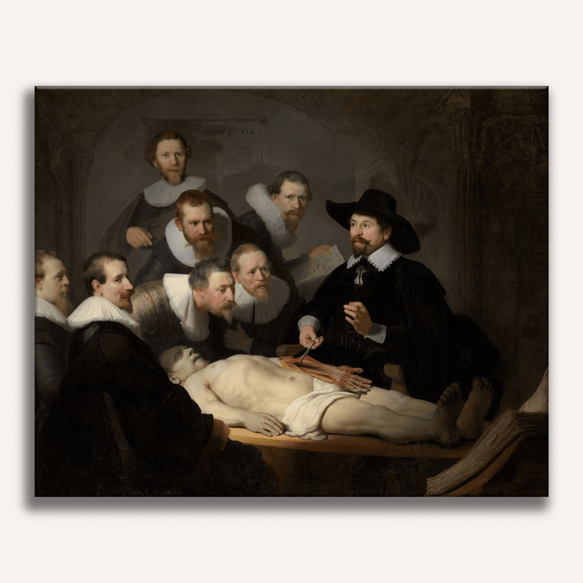 The Anatomy Lesson of Dr. Nicolaes Tulp by Rembrandt - Number Artist Paint by Numbers Kits