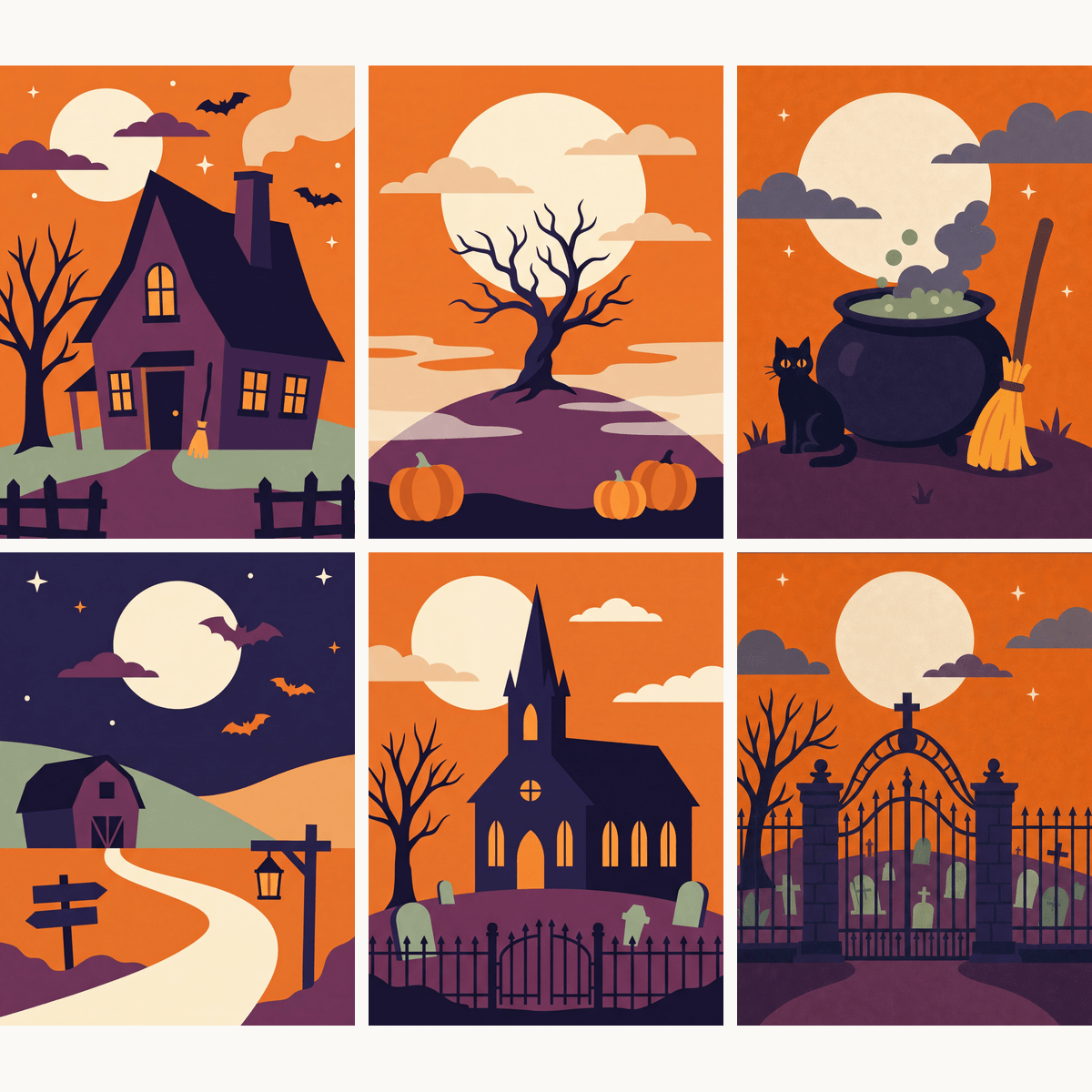 Midnight Spooks - Number Artist Paint by Numbers Kits