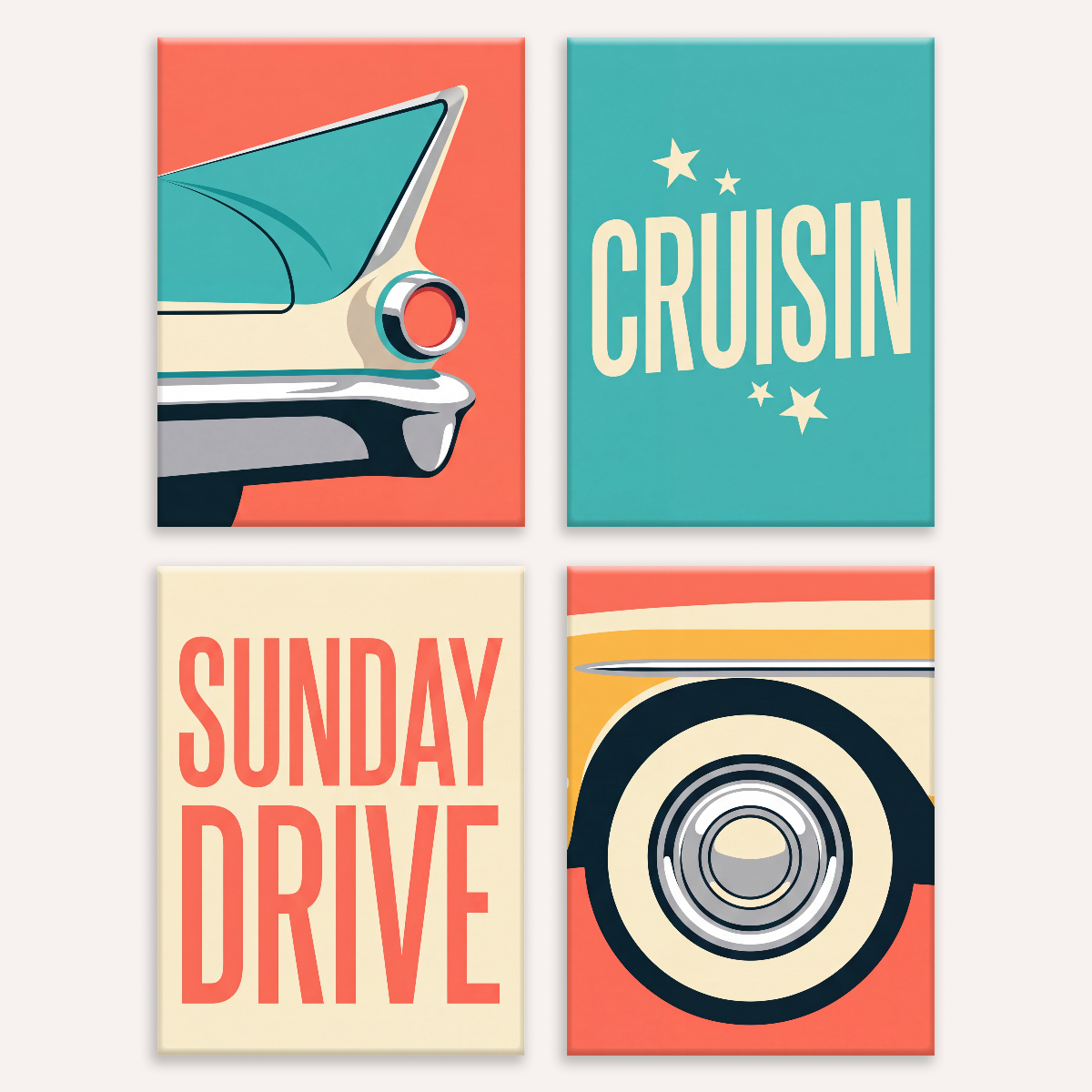 Sunday Cruisin - Number Artist Paint by Numbers Kits