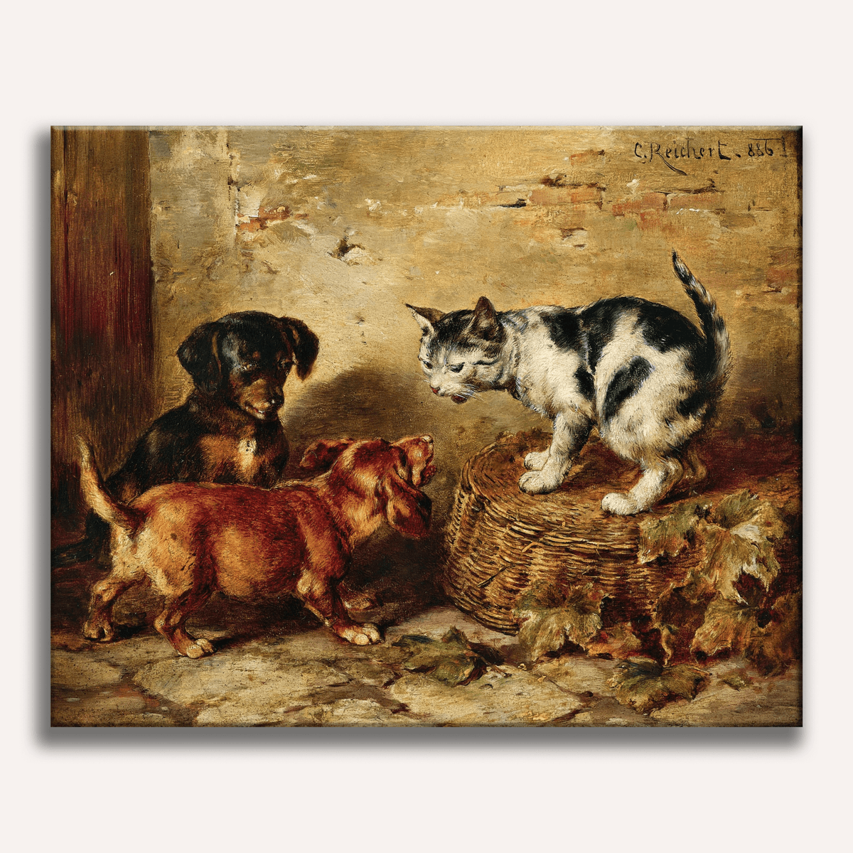The Master of the House by Carl Reichert - Number Artist Paint by Numbers Kits