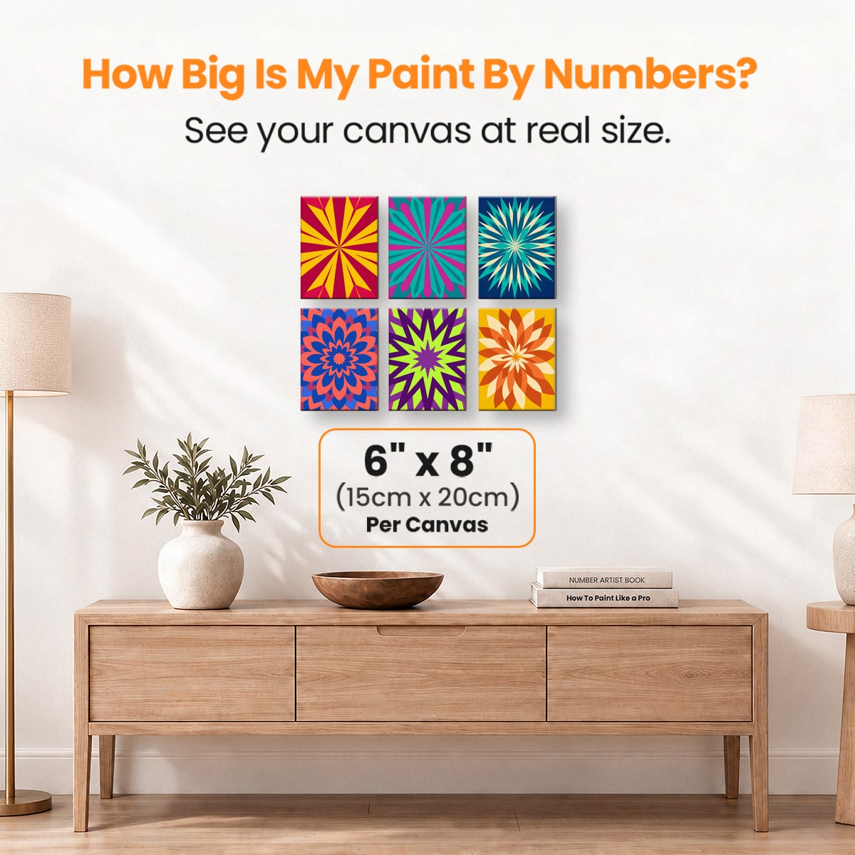 Radiant Patterns - Number Artist Paint by Numbers Kits