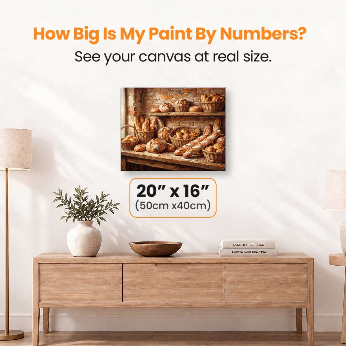 Warm Bakery - Number Artist Paint by Numbers Kits
